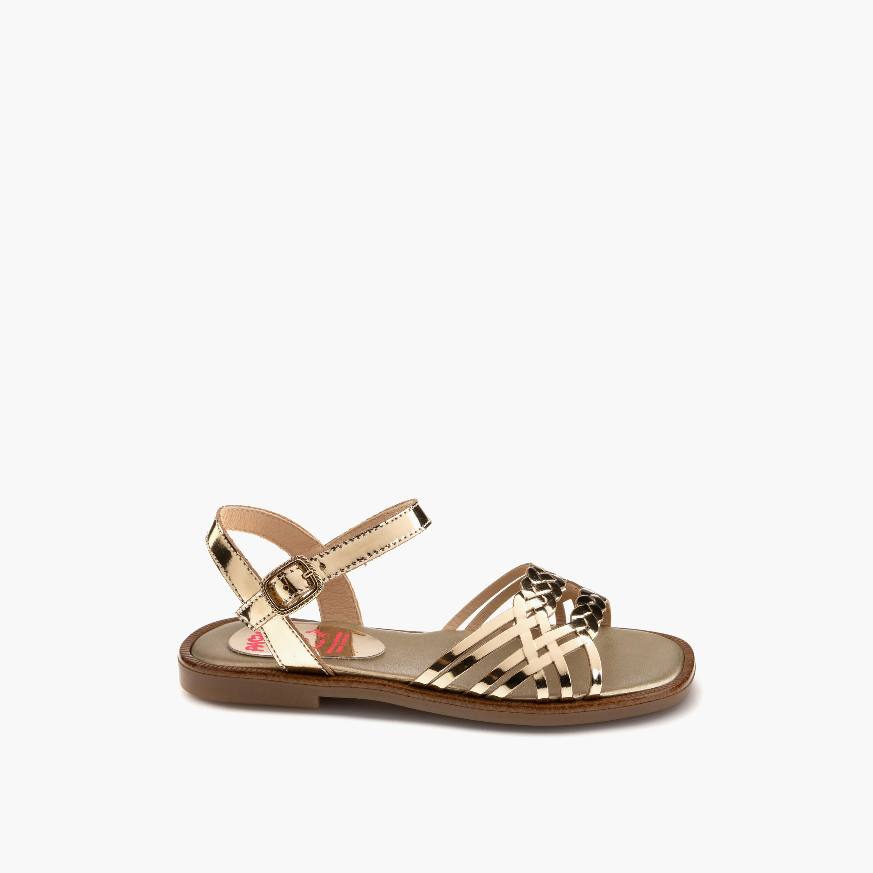 صندل بحزام متقاطع وإبزيم إغلاق للبنات من بابلوسكي-girls-shoes-sandals-image-1