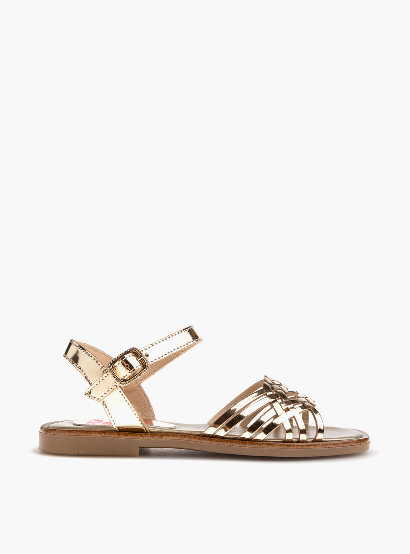 صندل بحزام متقاطع وإبزيم إغلاق للبنات من بابلوسكي-girls-shoes-sandals-image-2