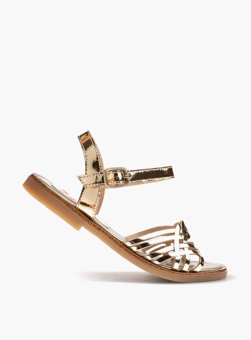 صندل بحزام متقاطع وإبزيم إغلاق للبنات من بابلوسكي-girls-shoes-sandals-image-5