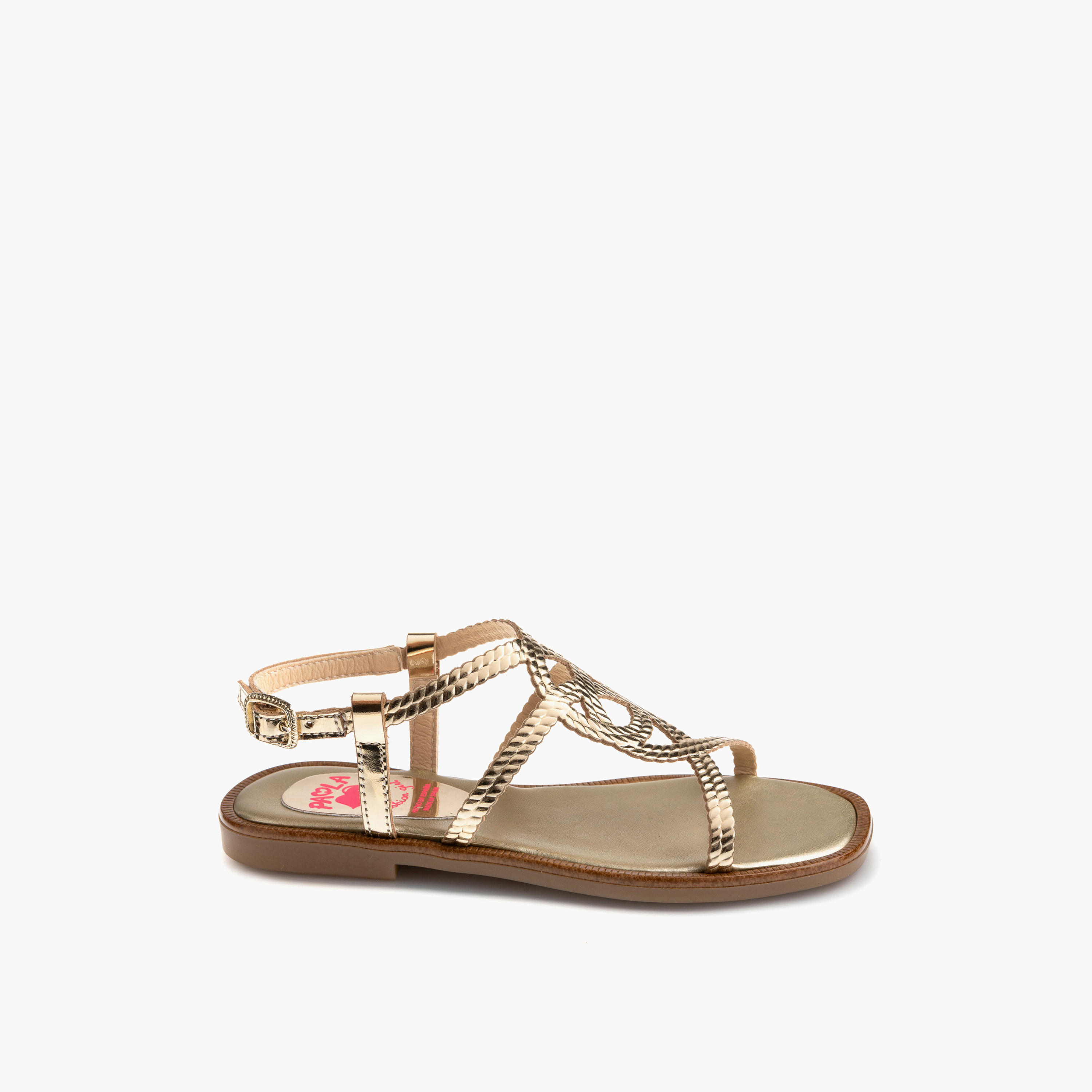 صندل بحزام وإبزيم إغلاق للفتيات من بابلوسكي-girls-shoes-sandals-image-1