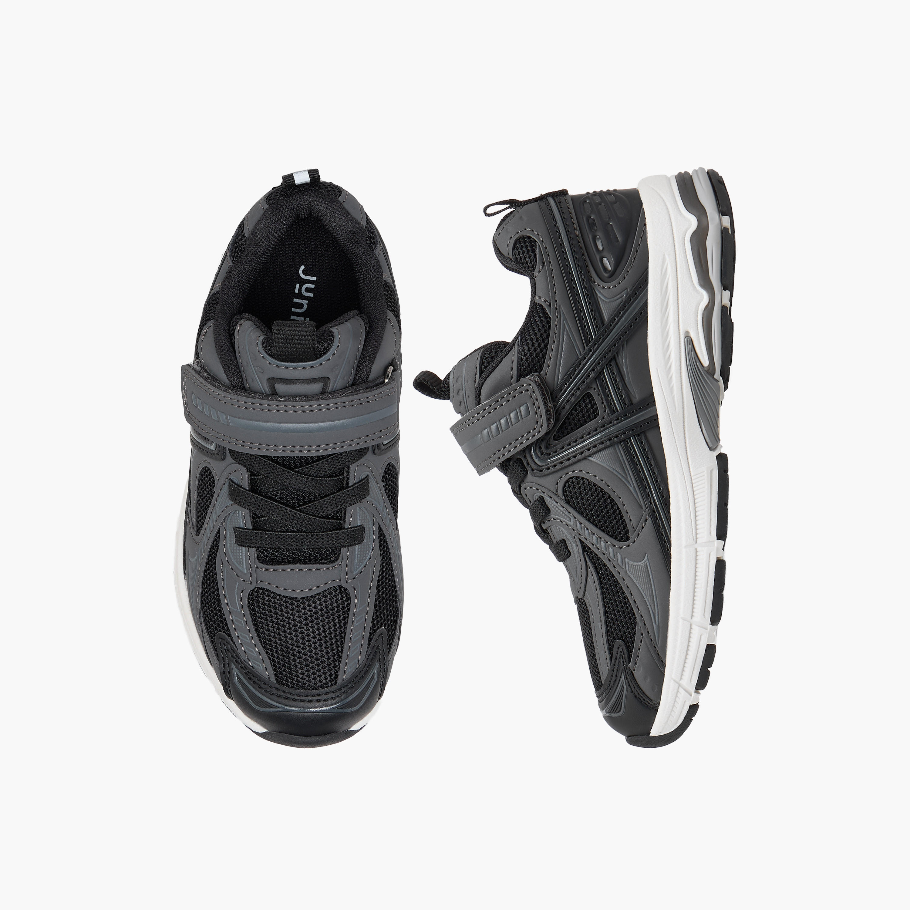 Juniors Kids Hook & Loop Sneakers-boys-shoes-schoolshoes-image-1