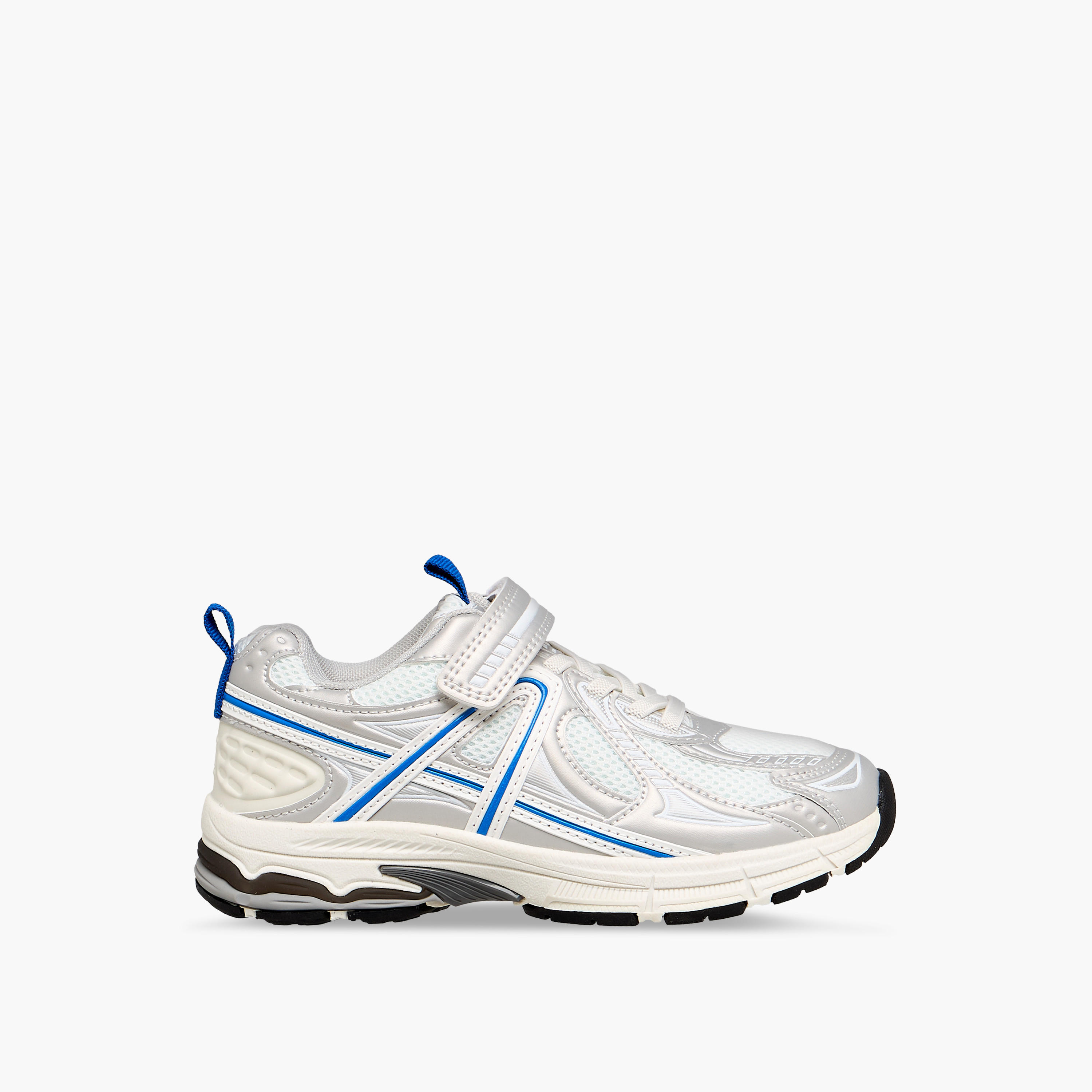 Mister Duchini Panelled Sneakers with Hook and Loop Closure-boys-shoes-sneakers-image-3