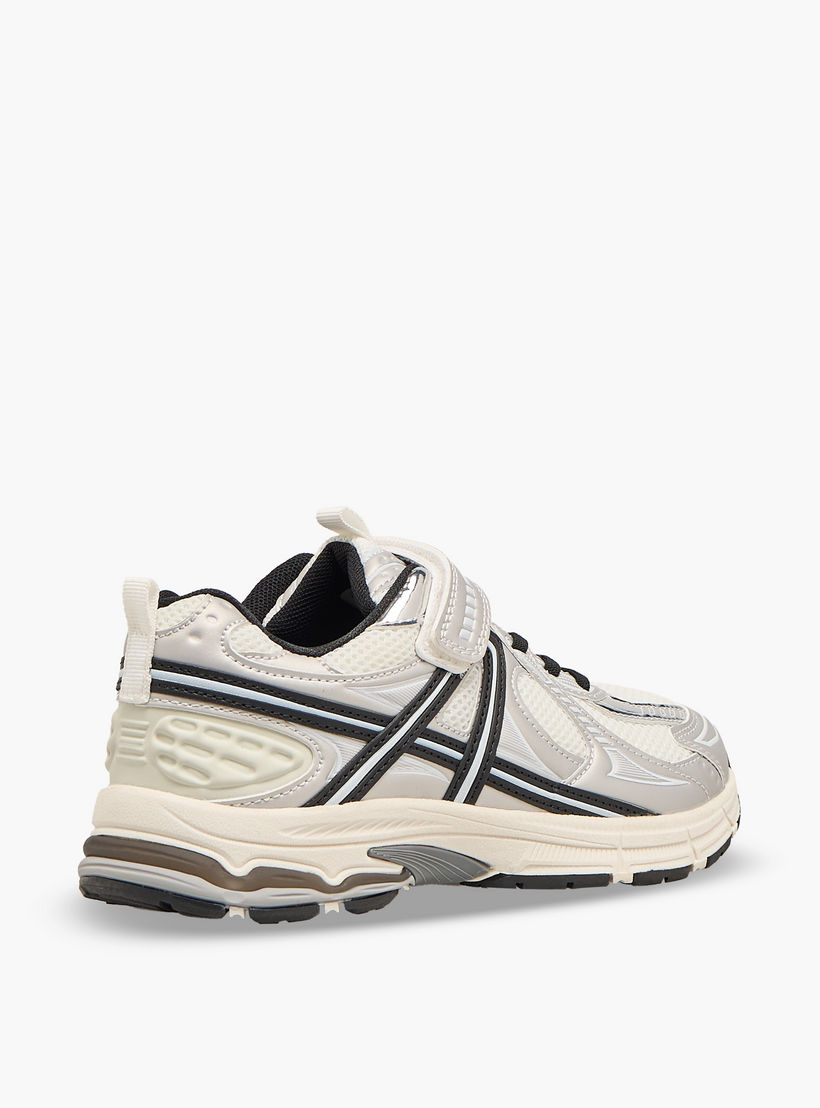 حذاء سنيكرز بناتي مريح بشريط لاصق من ليتل ميسي-girls-shoes-sneakers-image-6