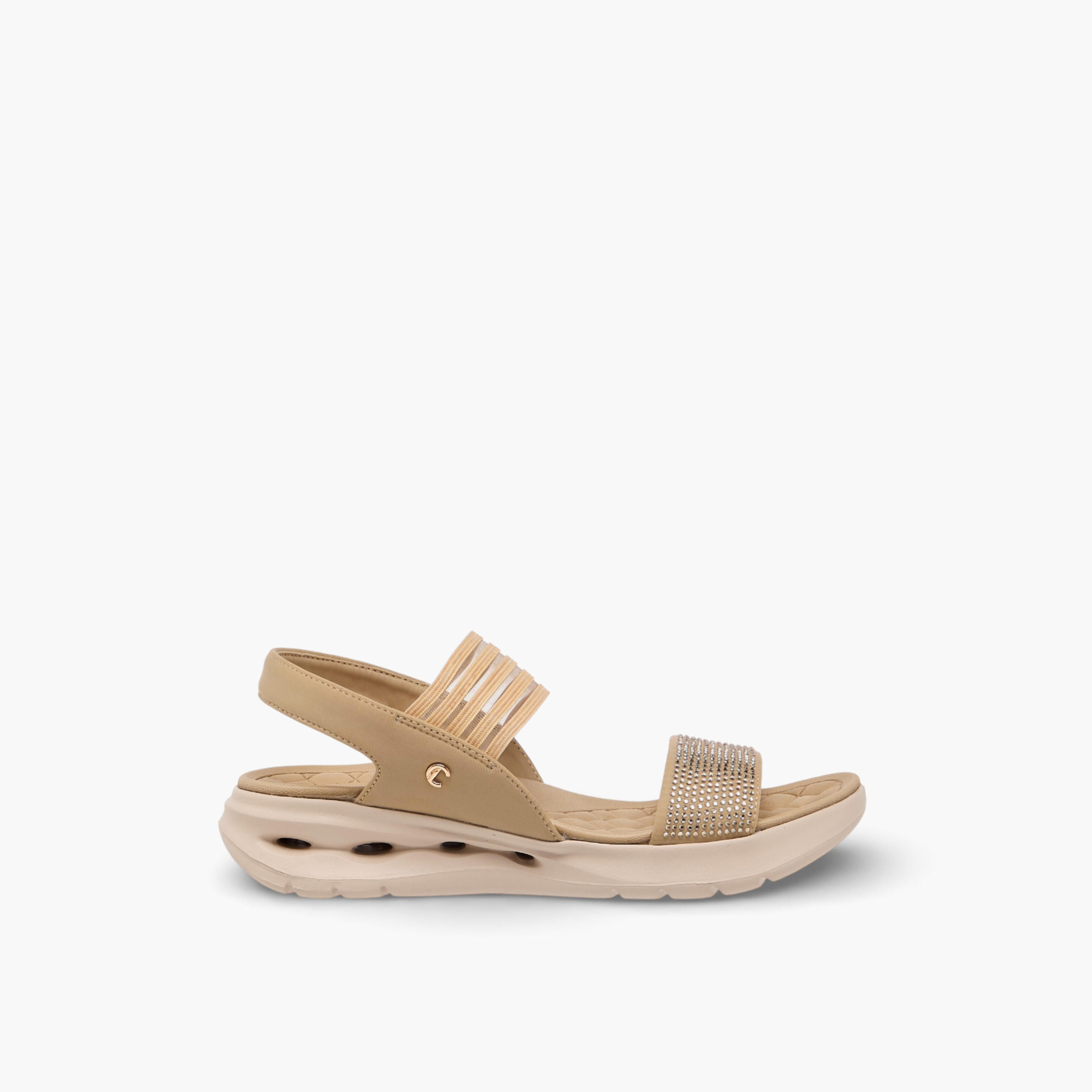 صندل بكعب فلاتفورم وحبل خلفي للنساء من لو كونفورت-women-shoes-sandals-heeled-image-2