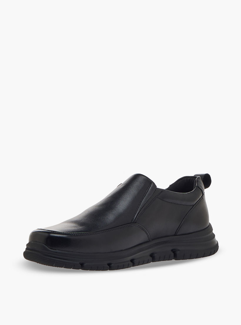حذاء جلد سهل الارتداء للرجال من لو كونفورت-men-shoes-formalshoes-image-4