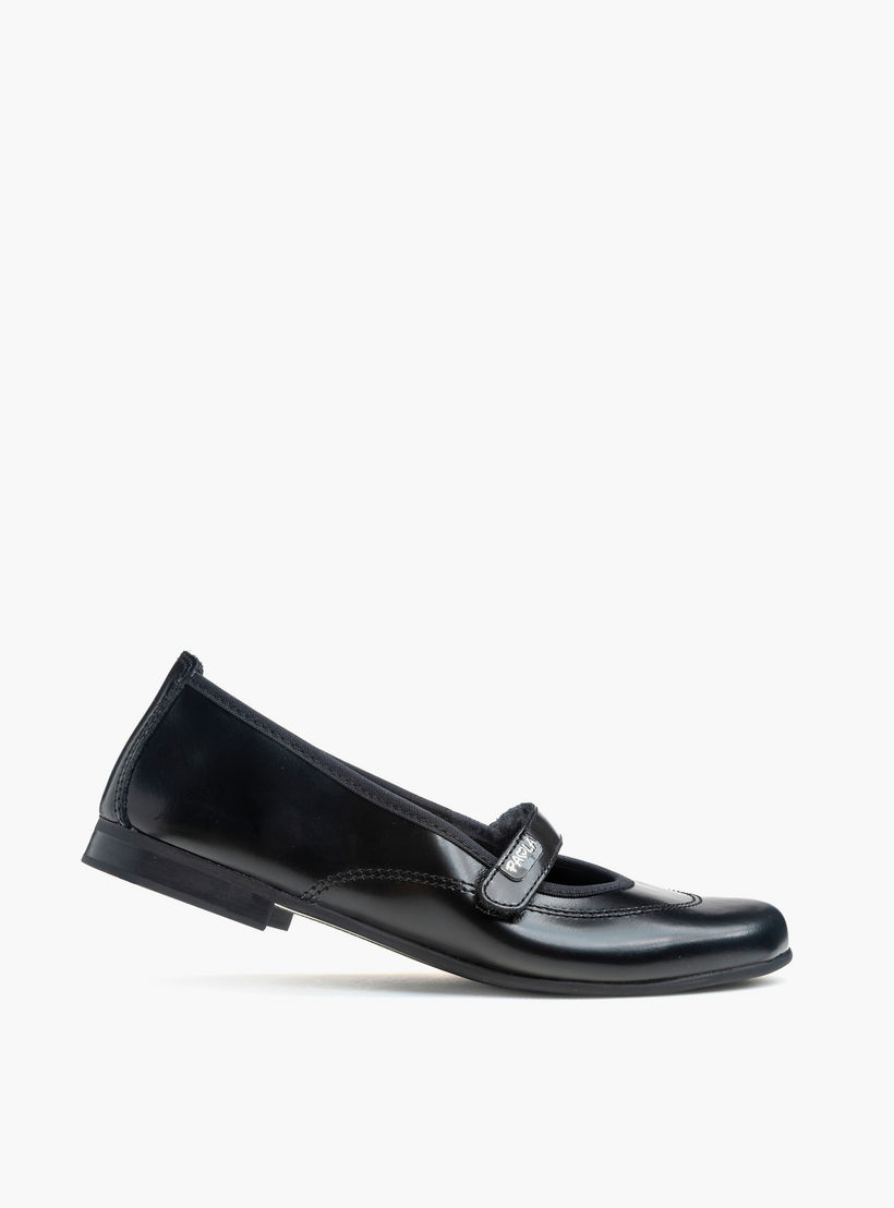 حذاء ماري جين مدرسي جلد بشريط إغلاق لاصق للبنات من بابلوسكي-girls-shoes-maryjanes-image-4