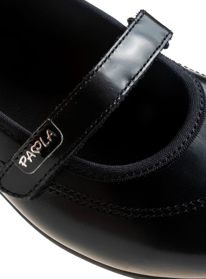 حذاء ماري جين مدرسي جلد بشريط إغلاق لاصق للبنات من بابلوسكي-girls-shoes-maryjanes-image-6