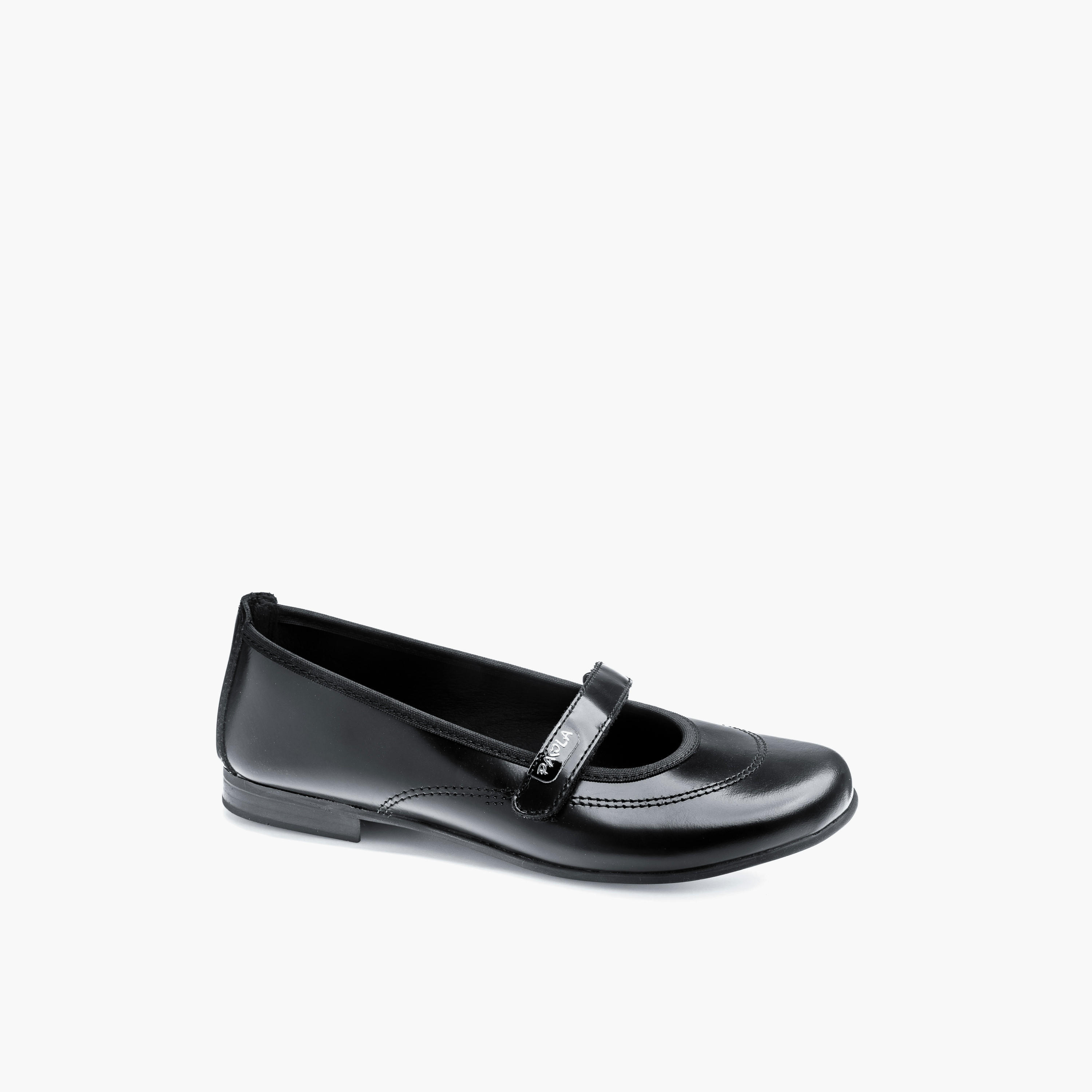 حذاء ماري جين مدرسي جلد بشريط إغلاق لاصق للبنات من بابلوسكي-girls-shoes-maryjanes-image-7