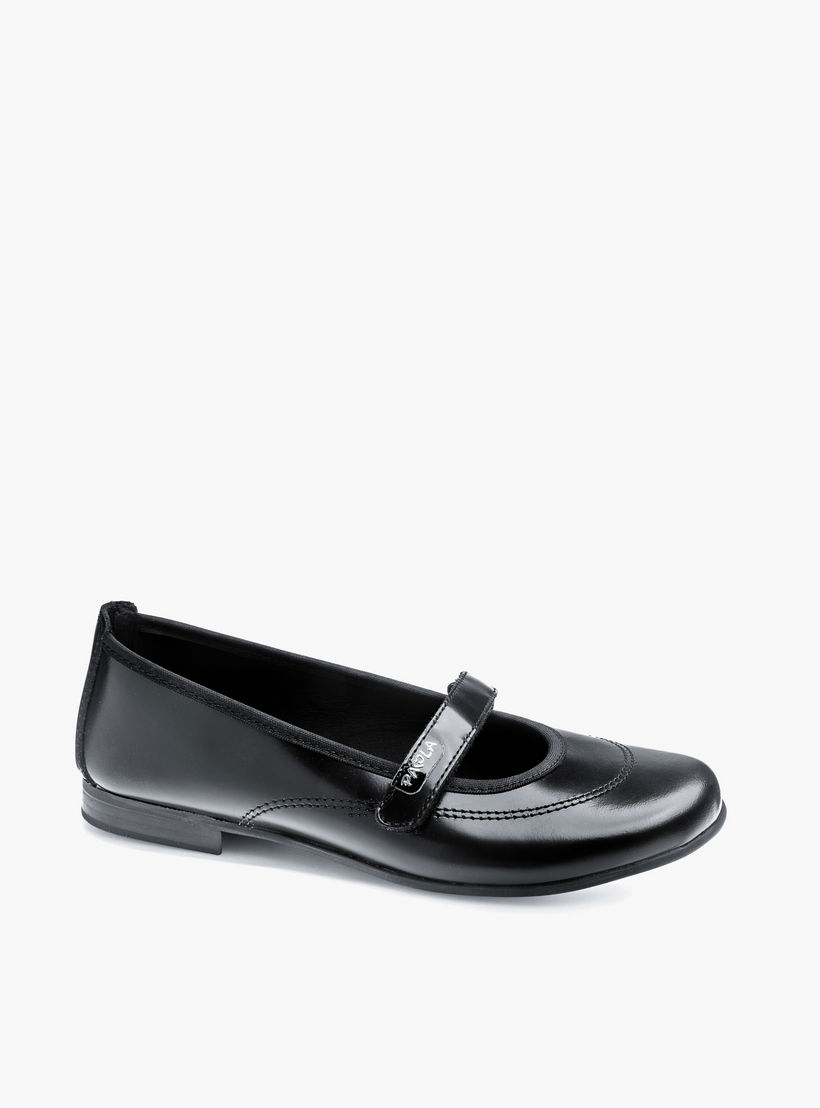 حذاء ماري جين مدرسي جلد بشريط إغلاق لاصق للبنات من بابلوسكي-girls-shoes-maryjanes-image-7