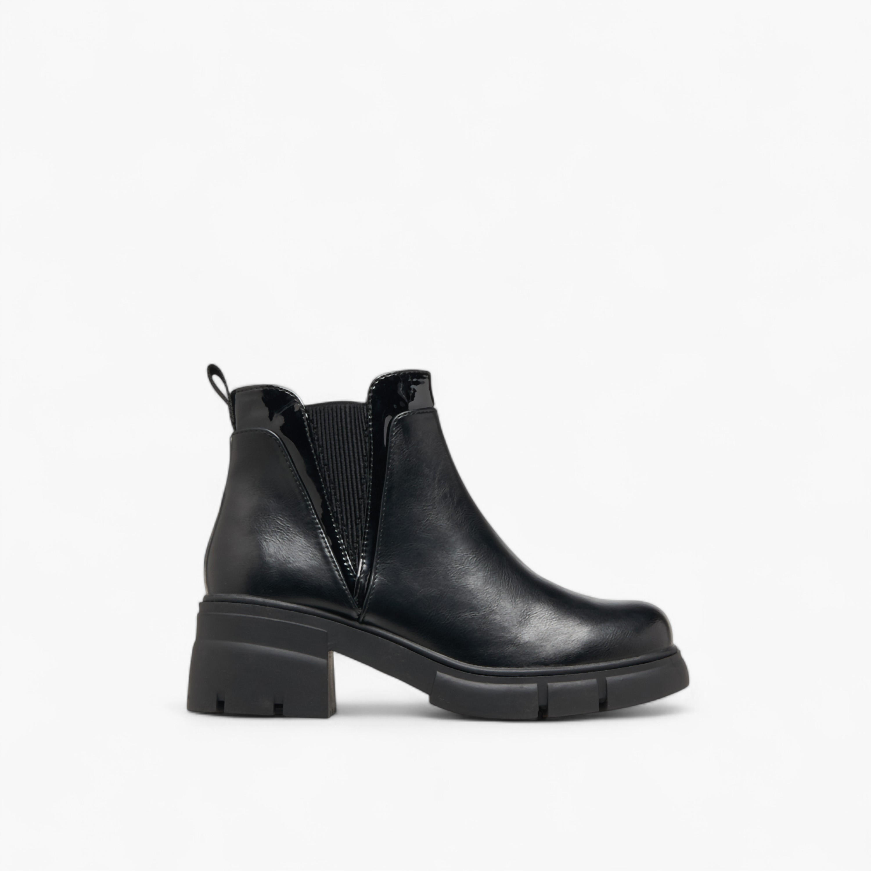Celeste Women's Solid Ankle Boots with Zip Closure-women-shoes-boots-image-3
