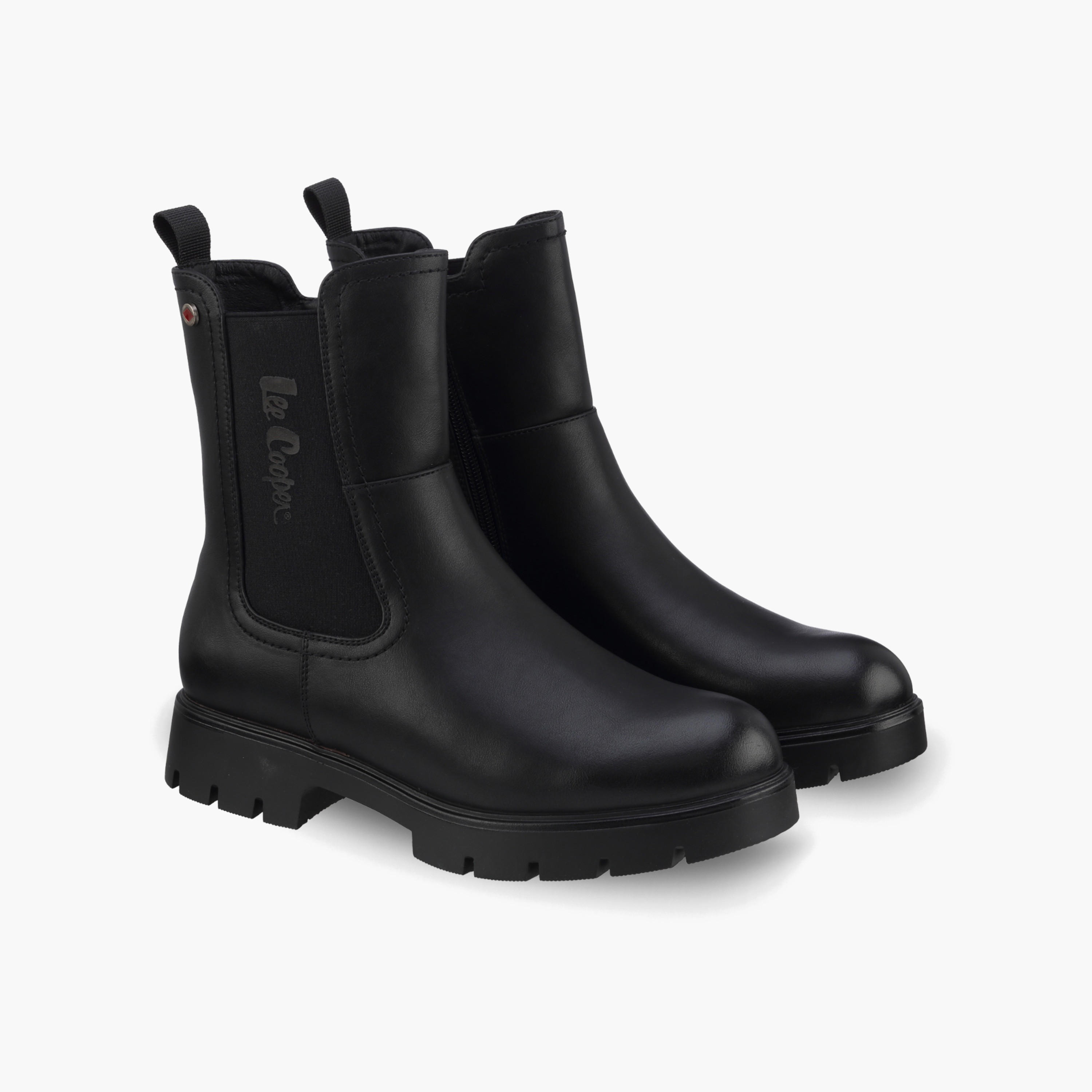 Lee Cooper Women Logo Print Ankle Boots-women-shoes-boots-image-1