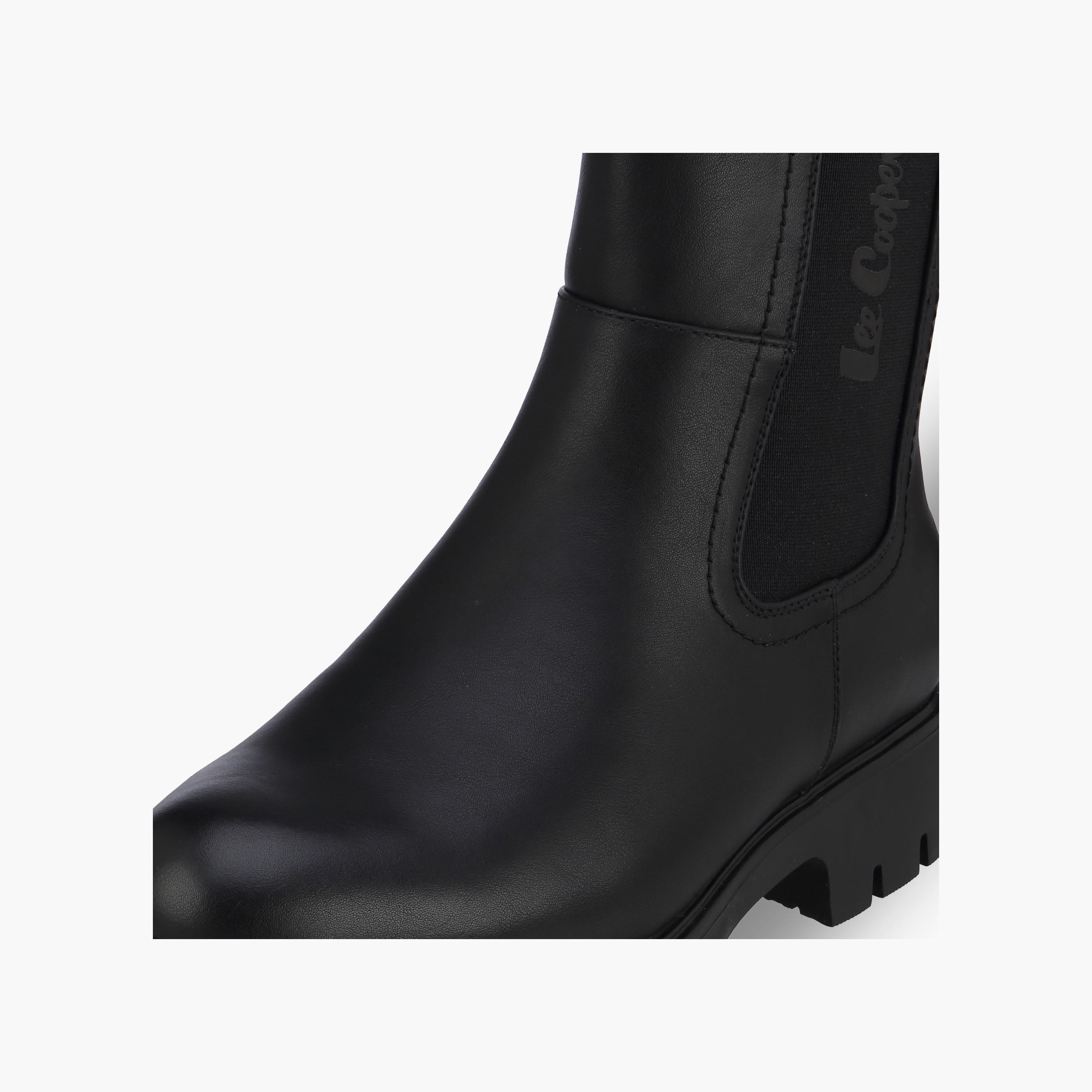 Lee Cooper Women Logo Print Ankle Boots-women-shoes-boots-image-4