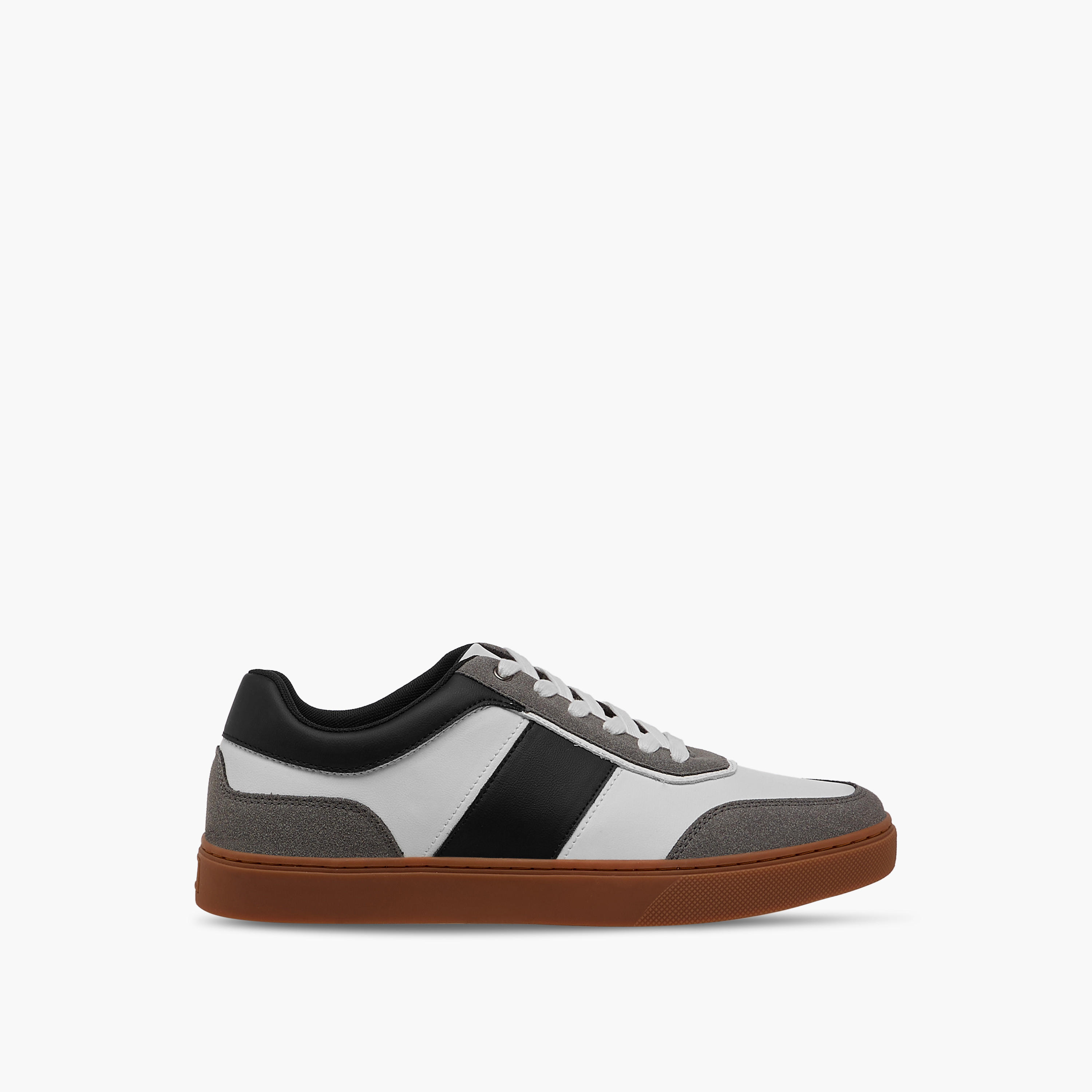 LBL by Shoexpress Panelled Sneakers with Lace-Up Closure-men-shoes-sneakers-image-3