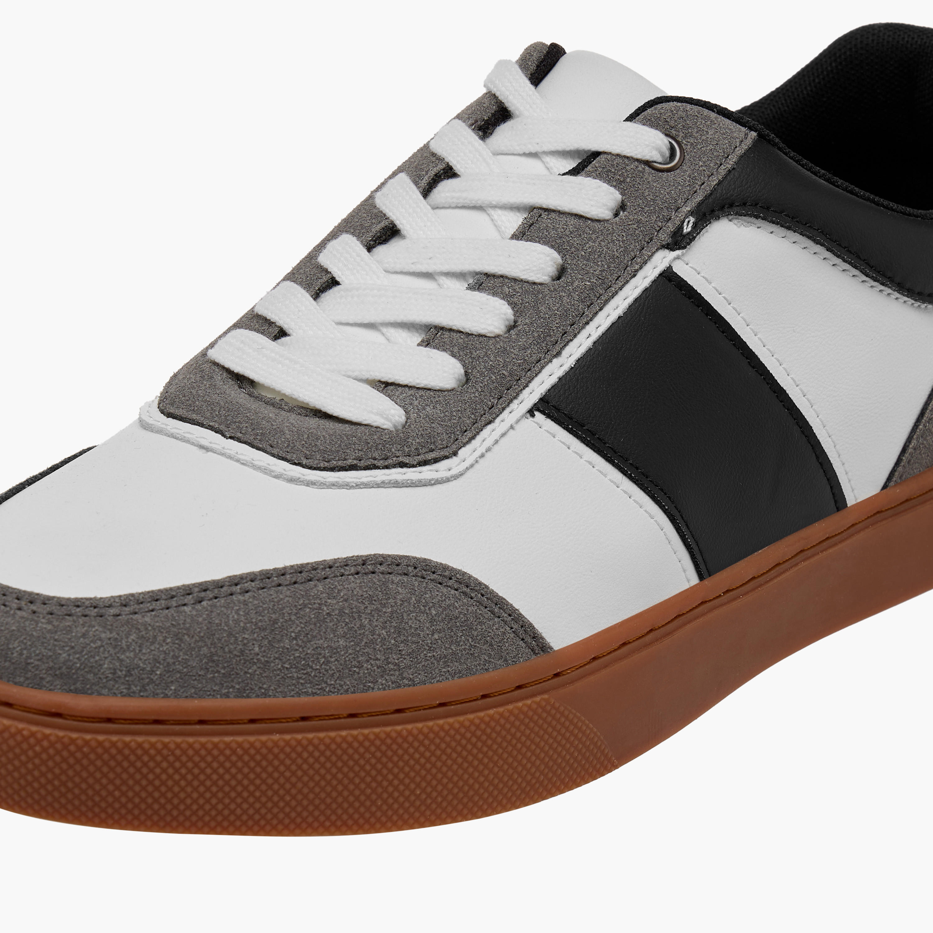 LBL by Shoexpress Panelled Sneakers with Lace-Up Closure-men-shoes-sneakers-image-4