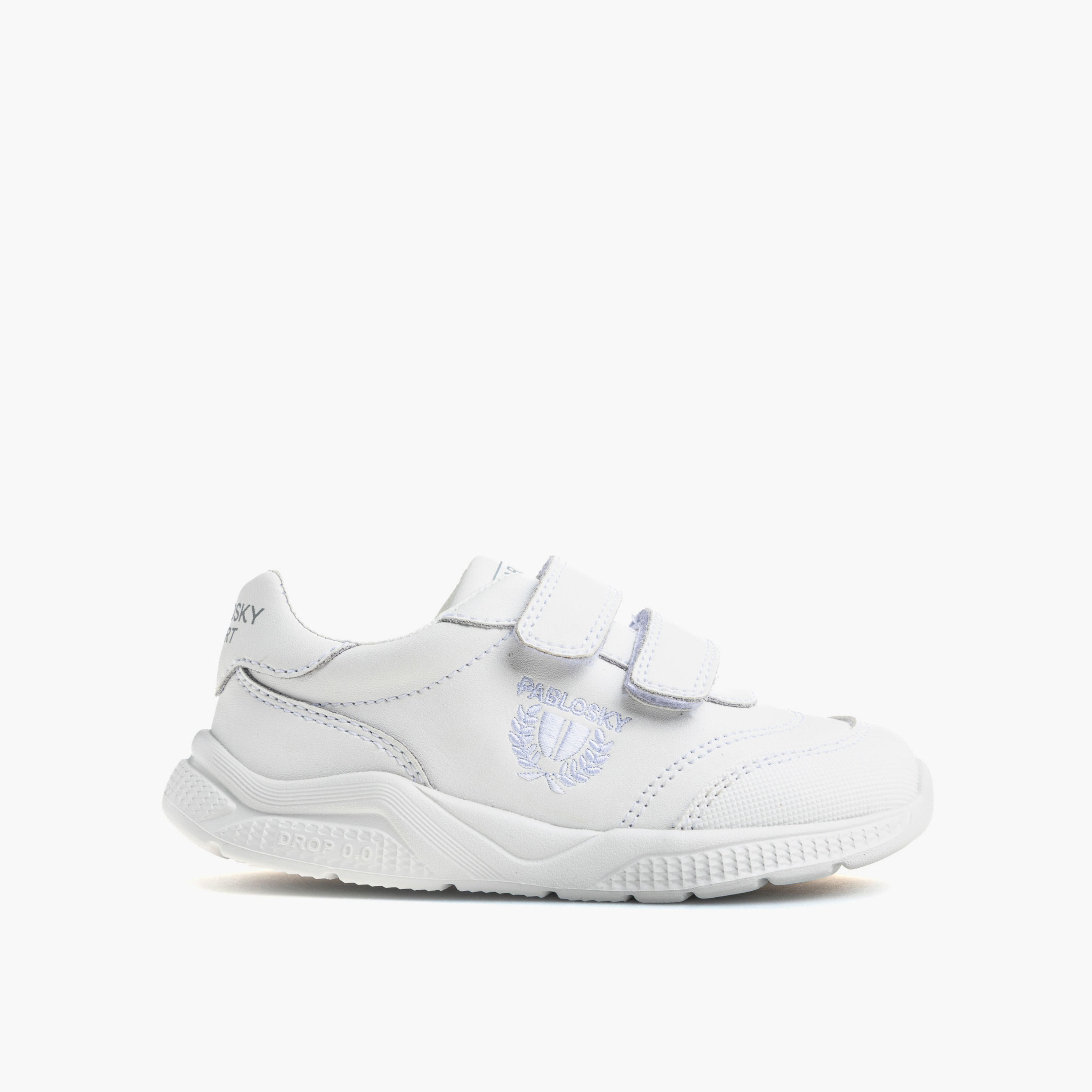 Pablosky Girls Leather Hook & Loop Ankle Sneakers-girls-shoes-sneakers-image-1