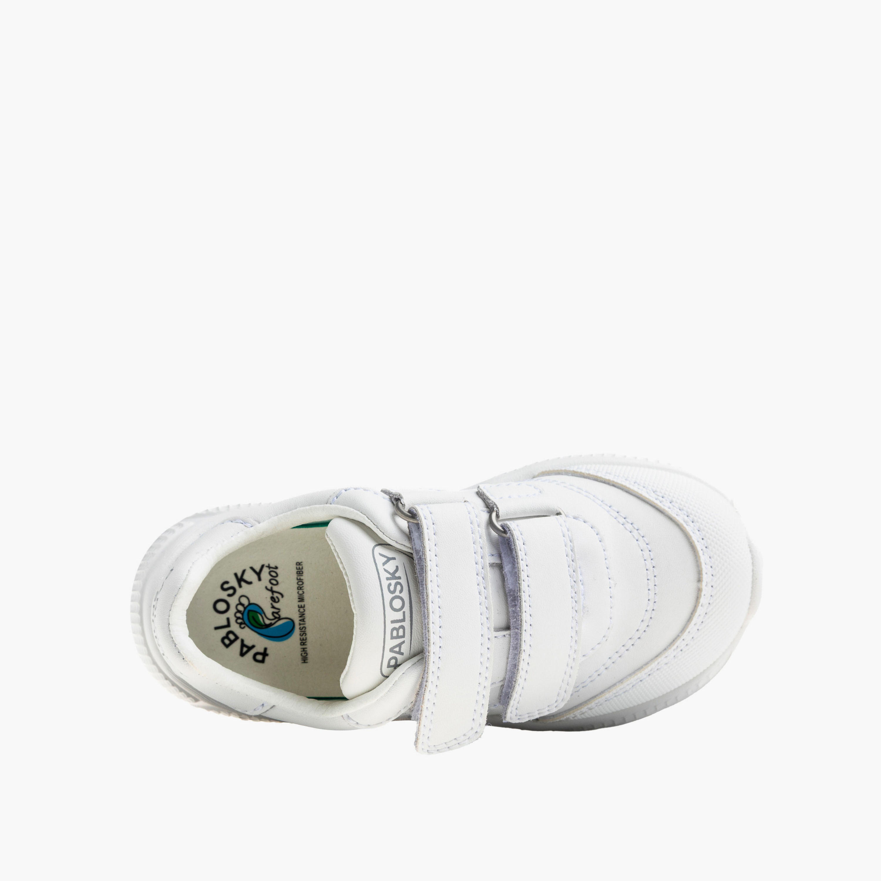 Pablosky Girls Leather Hook & Loop Ankle Sneakers-girls-shoes-sneakers-image-3