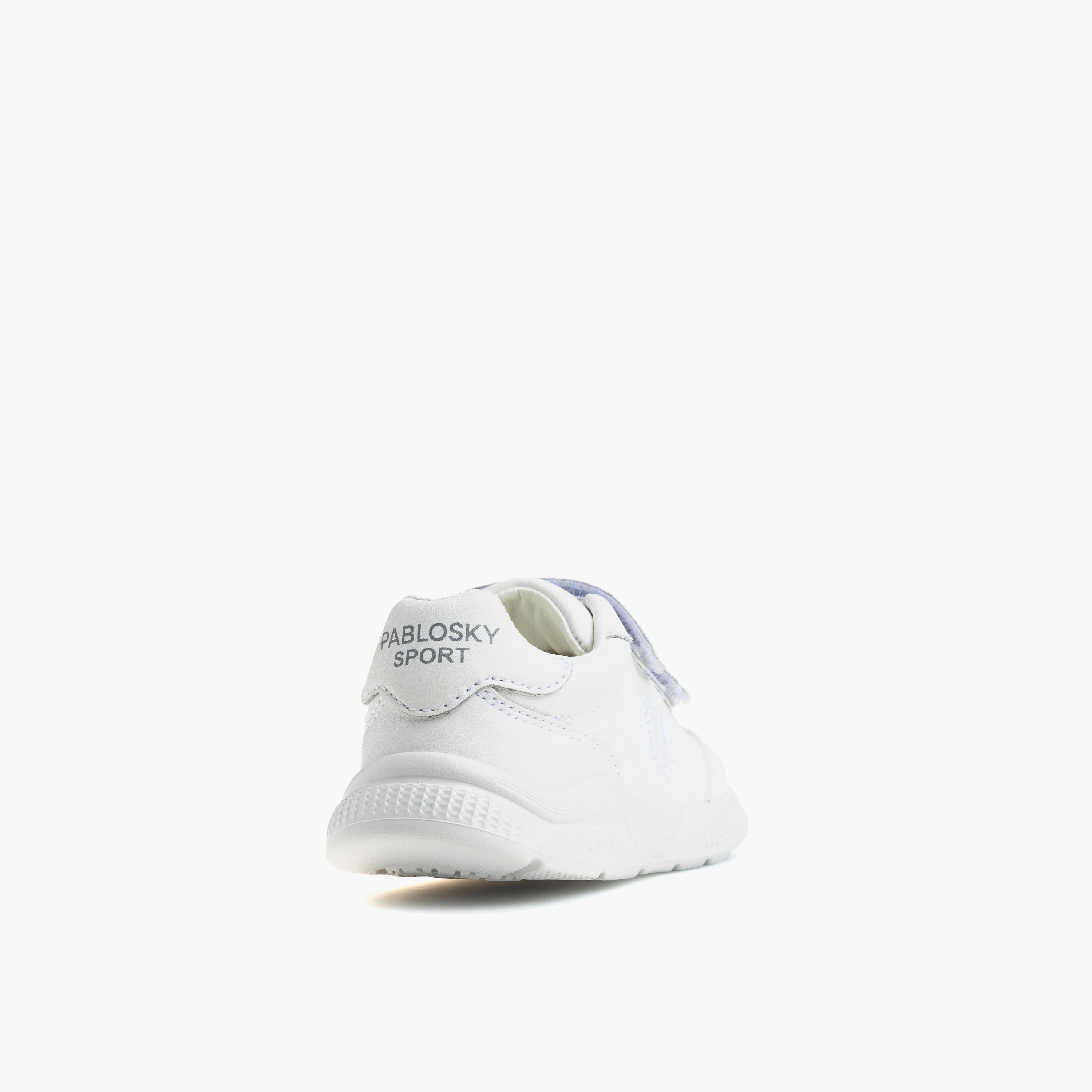 حذاء سنيكرز جلد طول الكاحل بتفاصيل الشعار للبنات من بابلوسكي-girls-shoes-sneakers-image-2