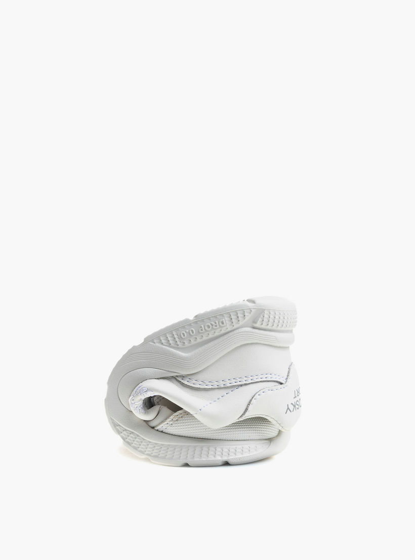 حذاء سنيكرز جلد طول الكاحل بتفاصيل الشعار للبنات من بابلوسكي-girls-shoes-sneakers-image-5
