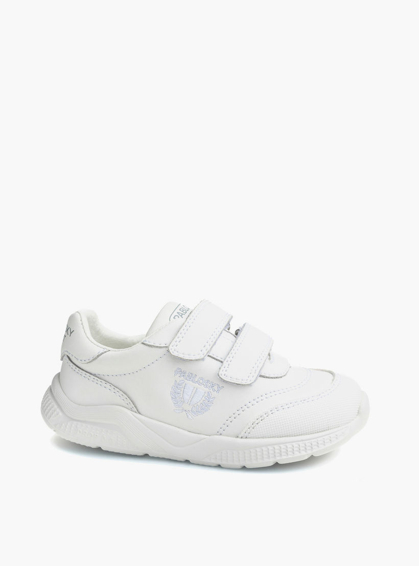 حذاء سنيكرز جلد طول الكاحل بتفاصيل الشعار للبنات من بابلوسكي-girls-shoes-sneakers-image-7