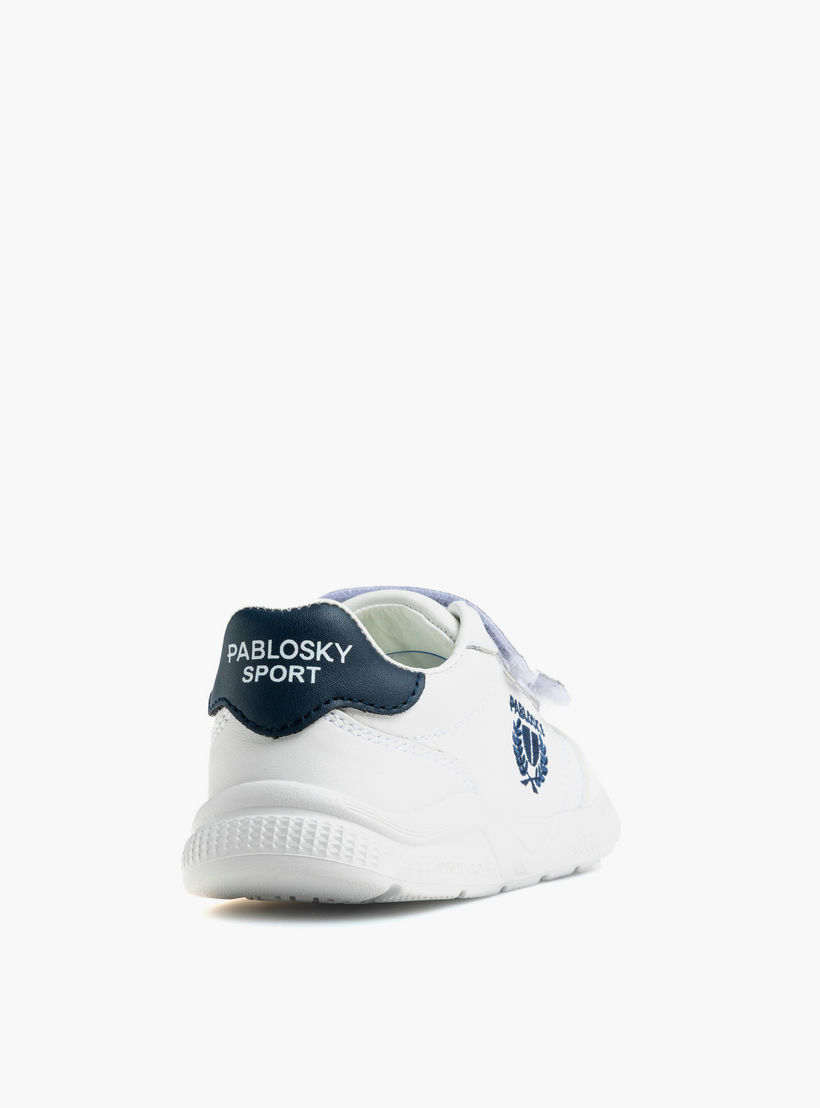 حذاء سنيكرز كاحل جلد بشعار للفتيات من بابلوفسكي-girls-shoes-sneakers-image-2