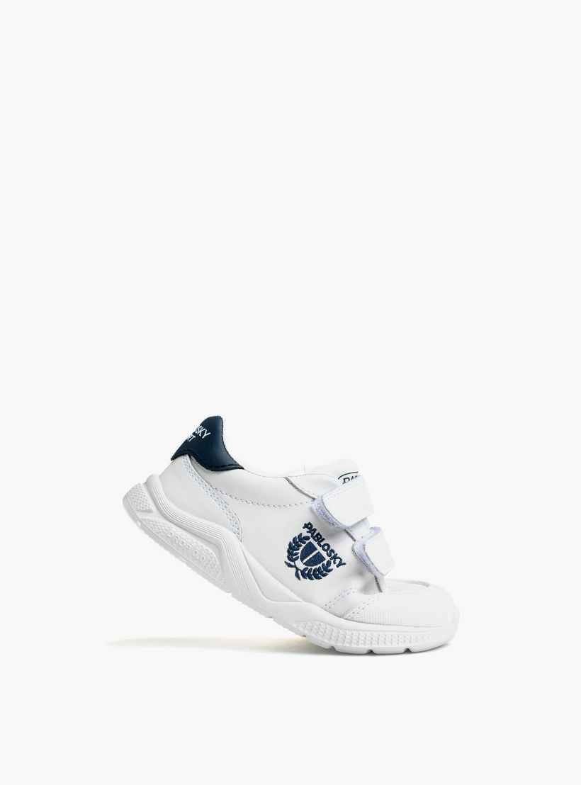 حذاء سنيكرز كاحل جلد بشعار للفتيات من بابلوفسكي-girls-shoes-sneakers-image-4