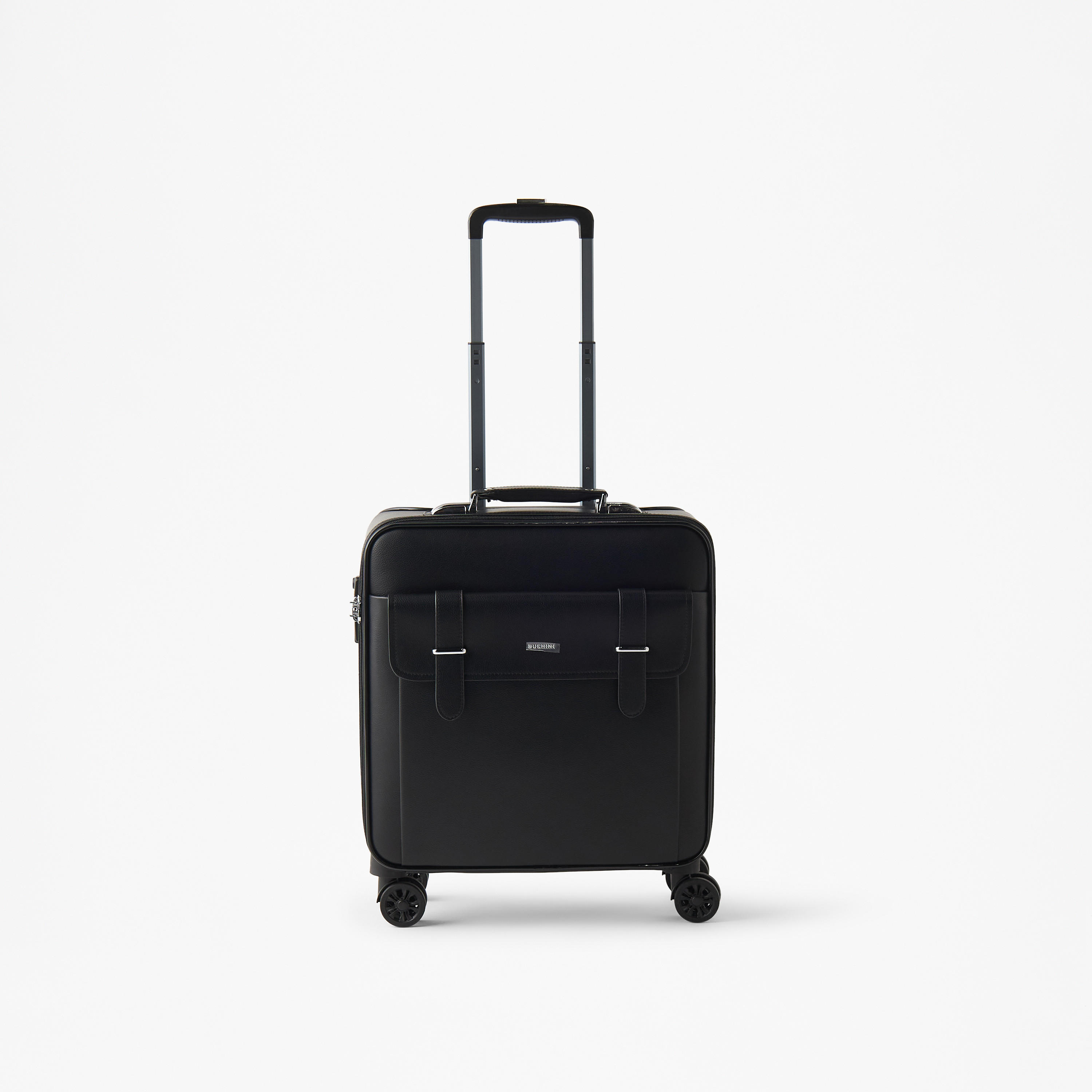 Duchini Solid Softcase Trolley Bag with Retractable Handle-travel-luggagesandbags-luggage-image-1