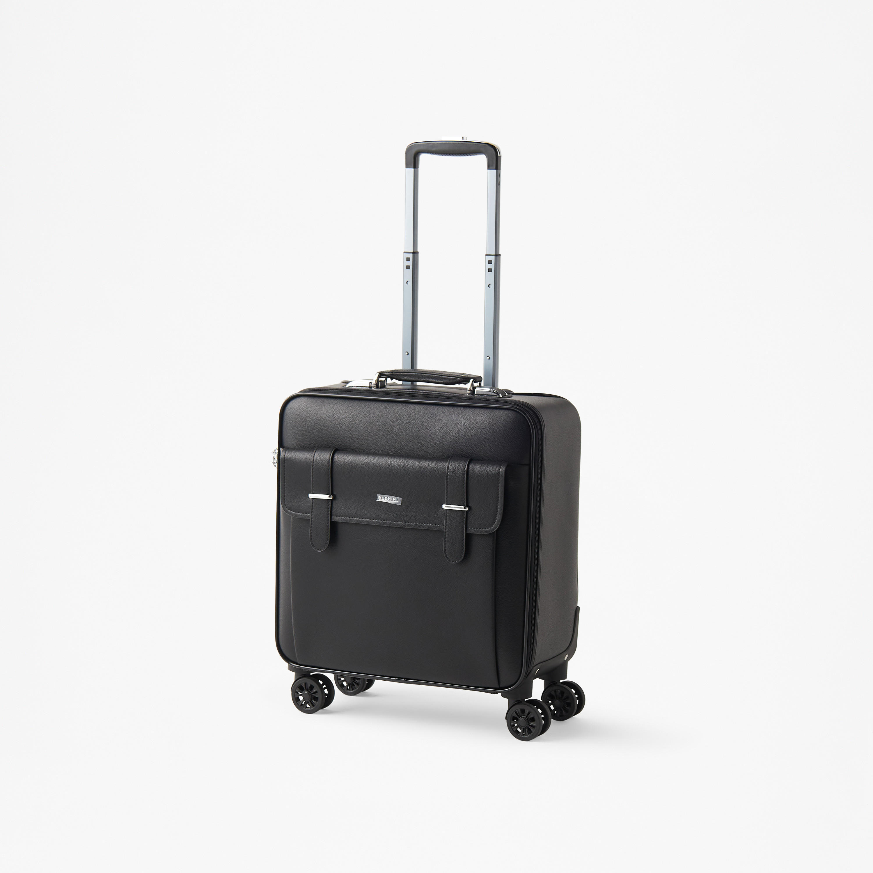 Duchini Solid Softcase Trolley Bag with Retractable Handle-travel-luggagesandbags-luggage-image-2
