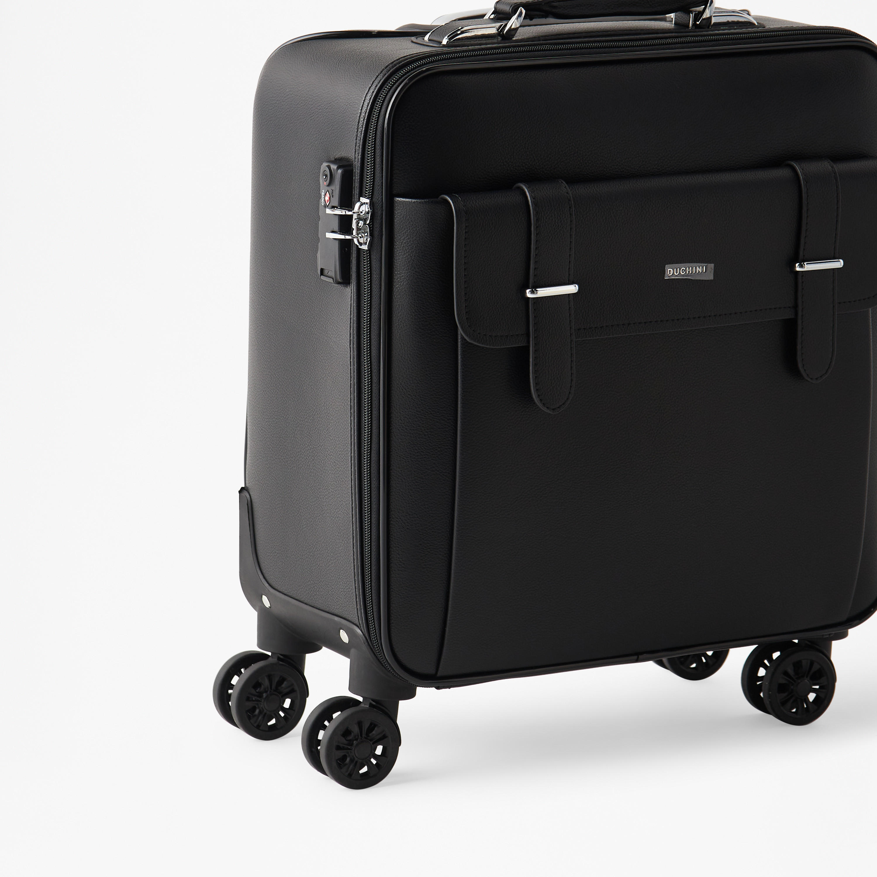 Duchini Solid Softcase Trolley Bag with Retractable Handle-travel-luggagesandbags-luggage-image-5