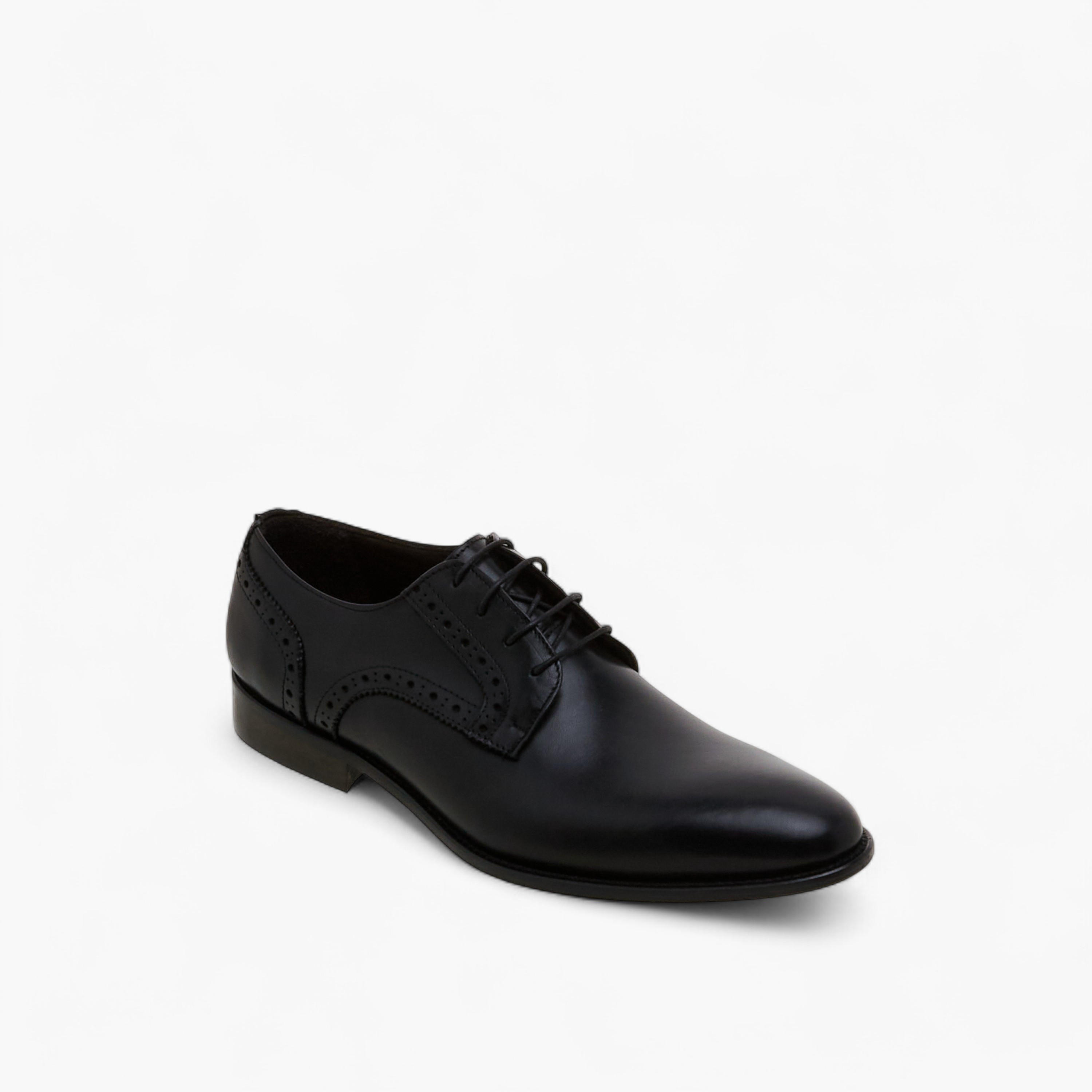 Duchini Men Lace-Up Leather Derby Shoes-men-shoes-formalshoes-image-2