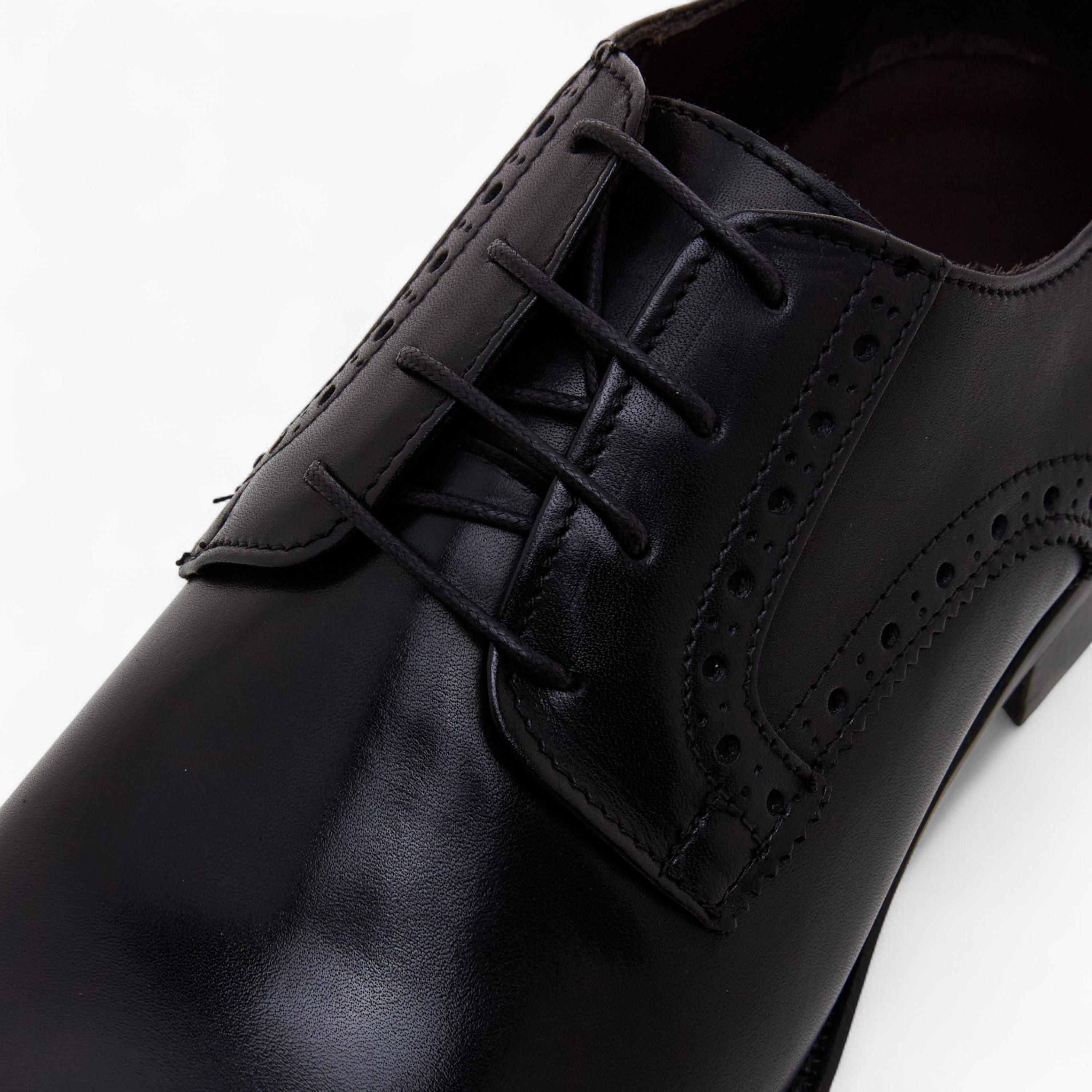 Duchini Men Lace-Up Leather Derby Shoes-men-shoes-formalshoes-image-4