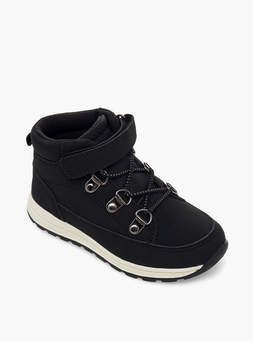 بوت بطول الكاحل وشريط إغلاق لاصق من بيرفيت-baby-boys-shoes-closedshoes-image-2