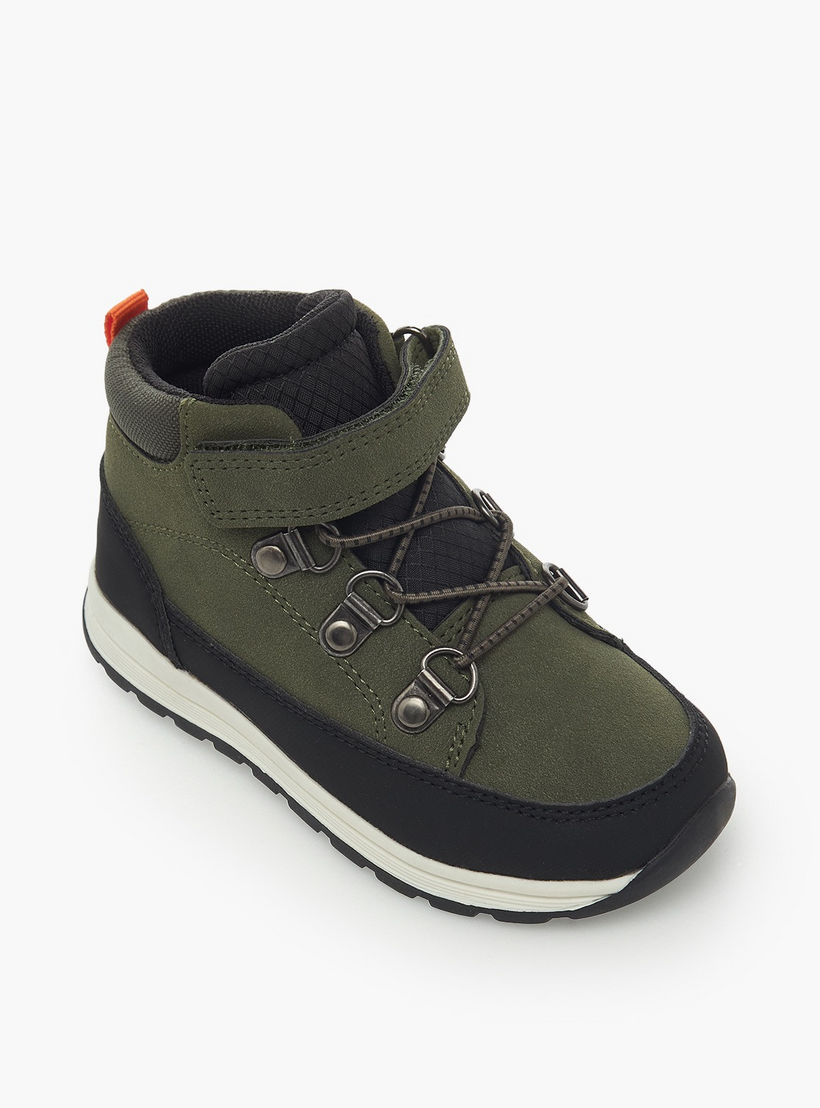 بوت بطول الكاحل وشريط إغلاق لاصق من بيرفيت-baby-boys-shoes-closedshoes-image-2