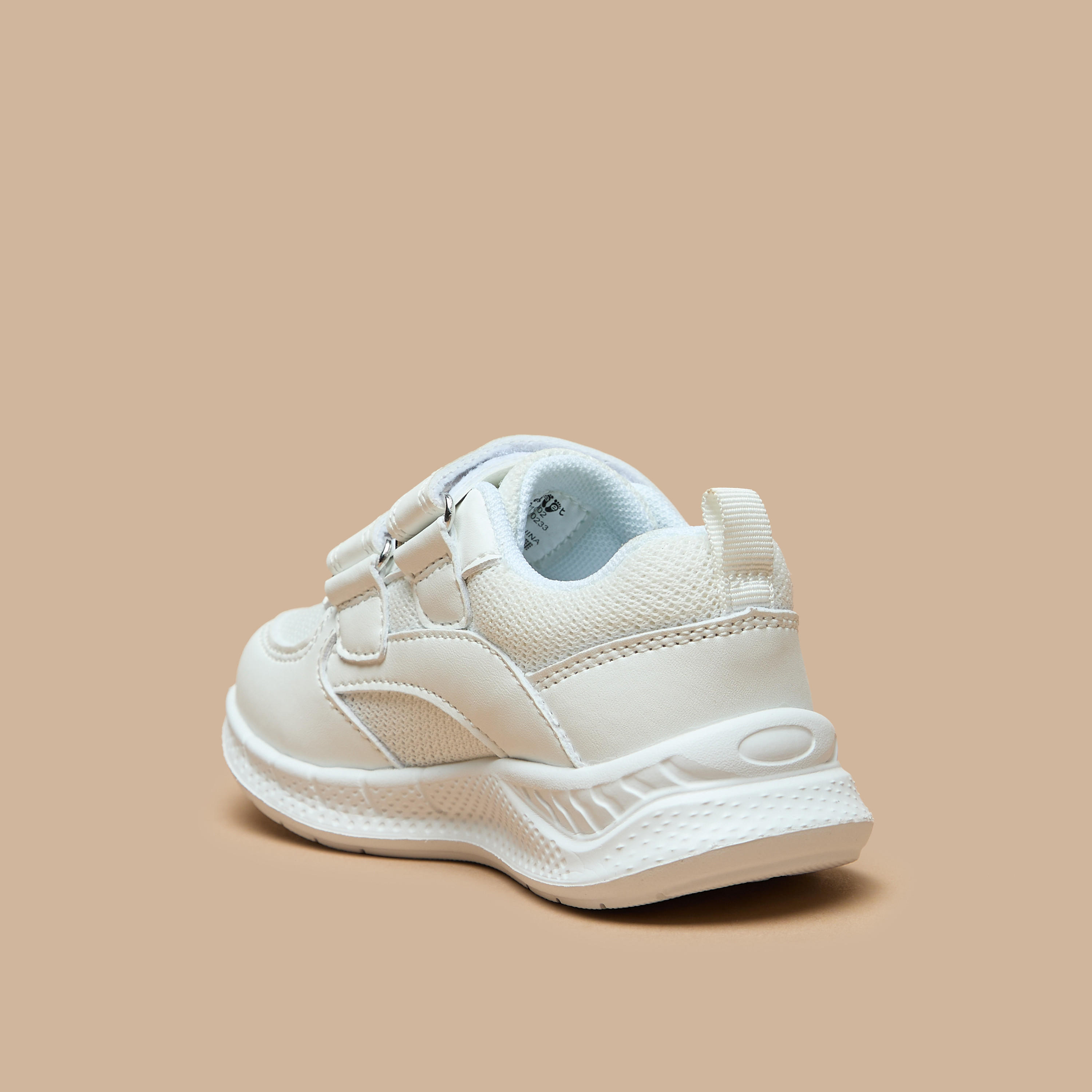 Barefeet Kids Mesh Detailed Sneakers with Hook and Loop Closure-girls-shoes-sneakers-image-2