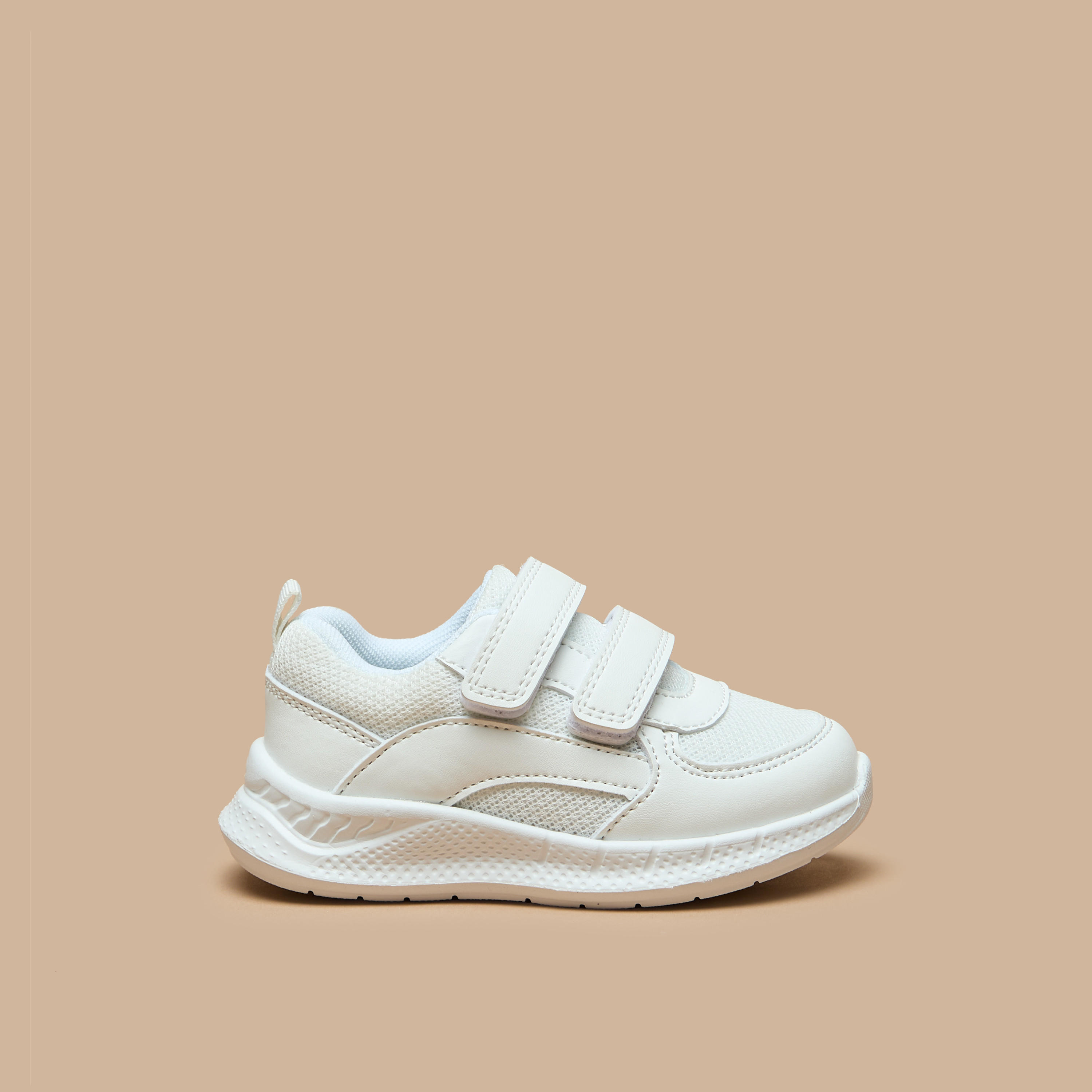 Barefeet Kids Mesh Detailed Sneakers with Hook and Loop Closure-girls-shoes-sneakers-image-3