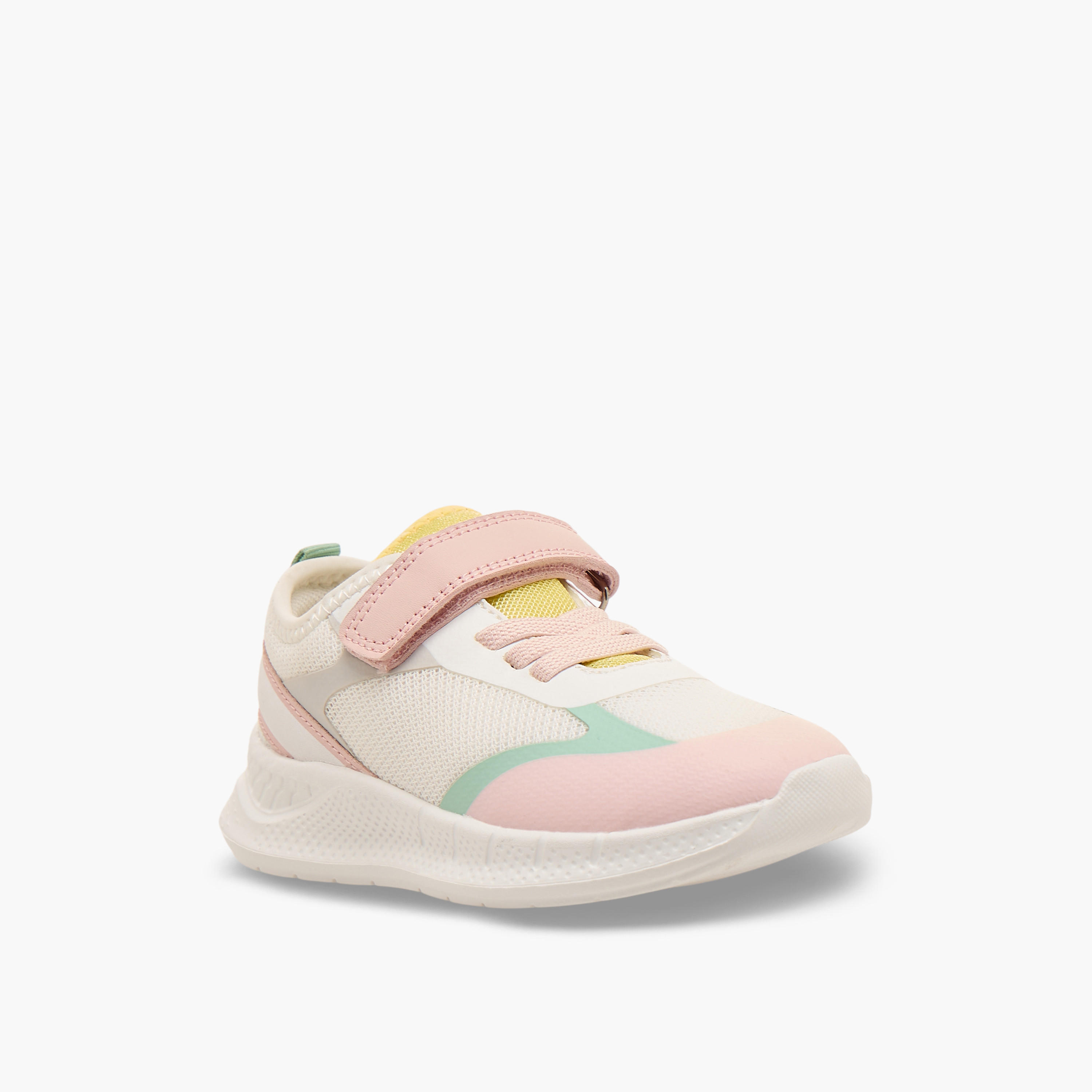 حذاء سنيكرز بشريط لاصق للبنات من جونيورز-girls-shoes-sneakers-image-2