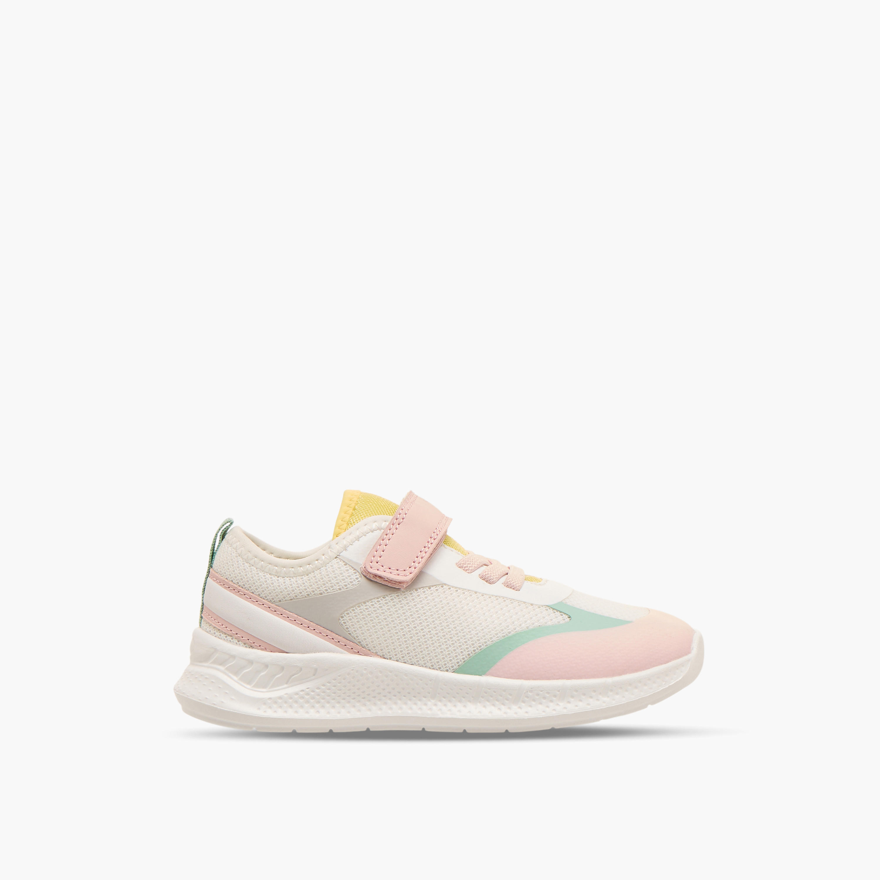 حذاء سنيكرز بشريط لاصق للبنات من جونيورز-girls-shoes-sneakers-image-3