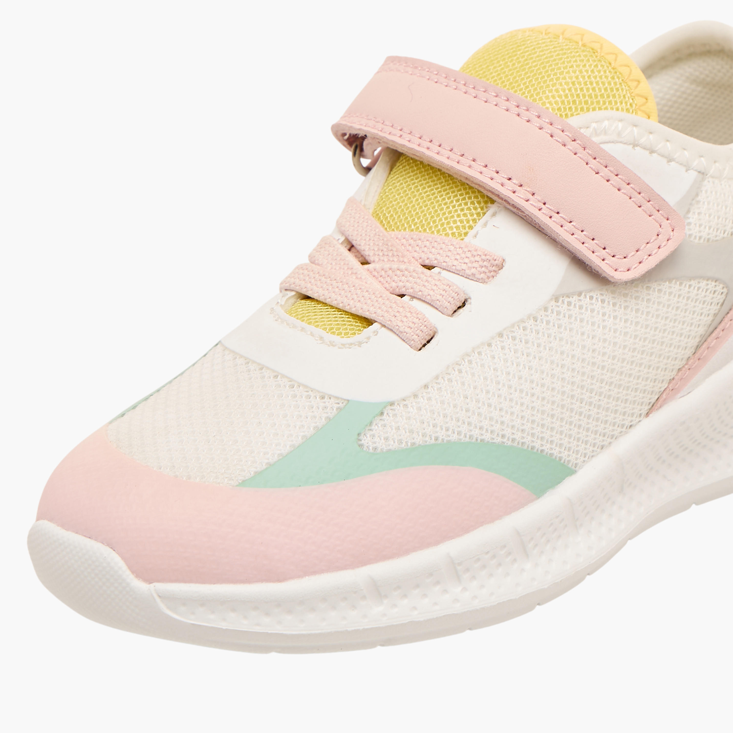 حذاء سنيكرز بشريط لاصق للبنات من جونيورز-girls-shoes-sneakers-image-7
