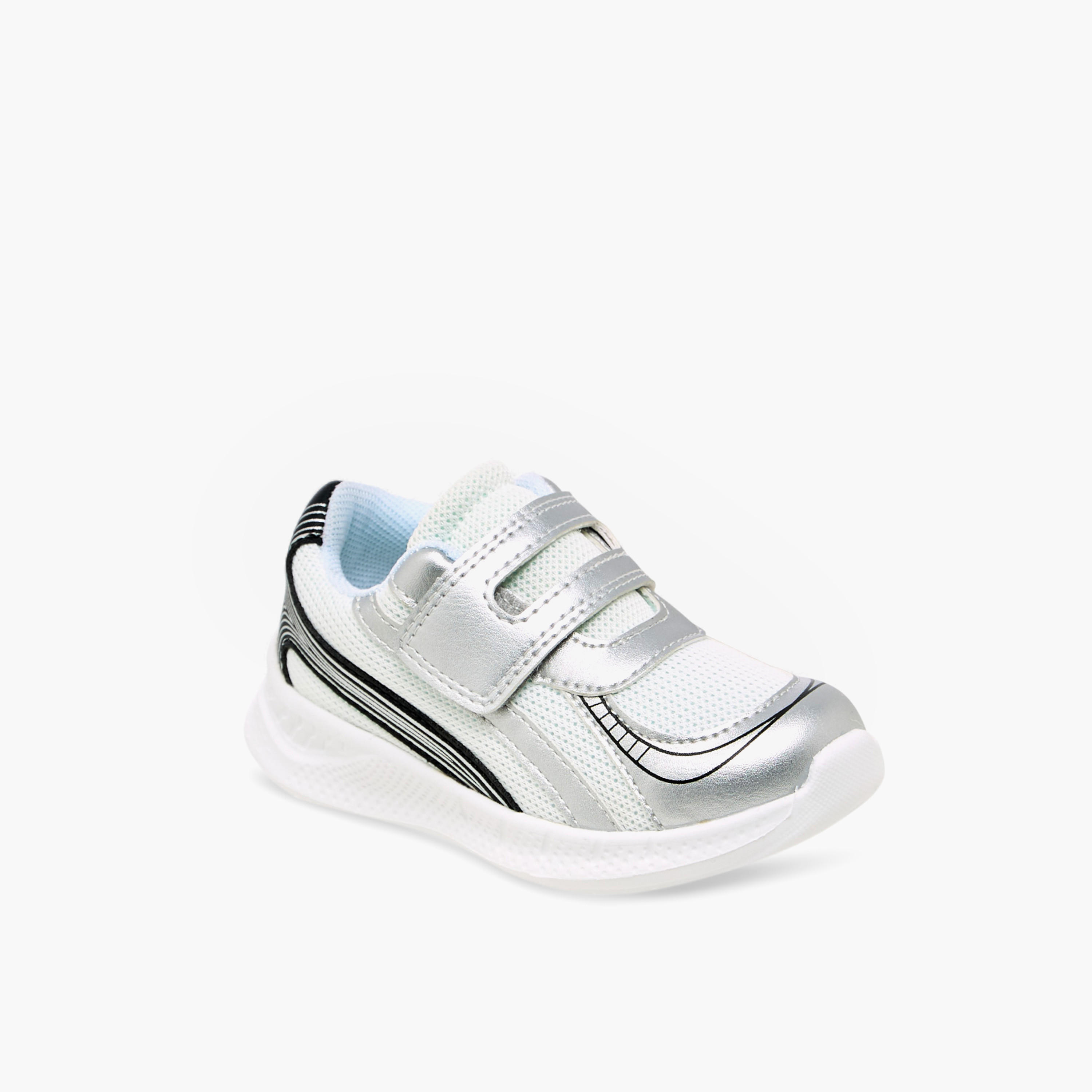 Barefeet Boys Panelled Hook and Loop Sneakers-boys-shoes-sneakers-image-2