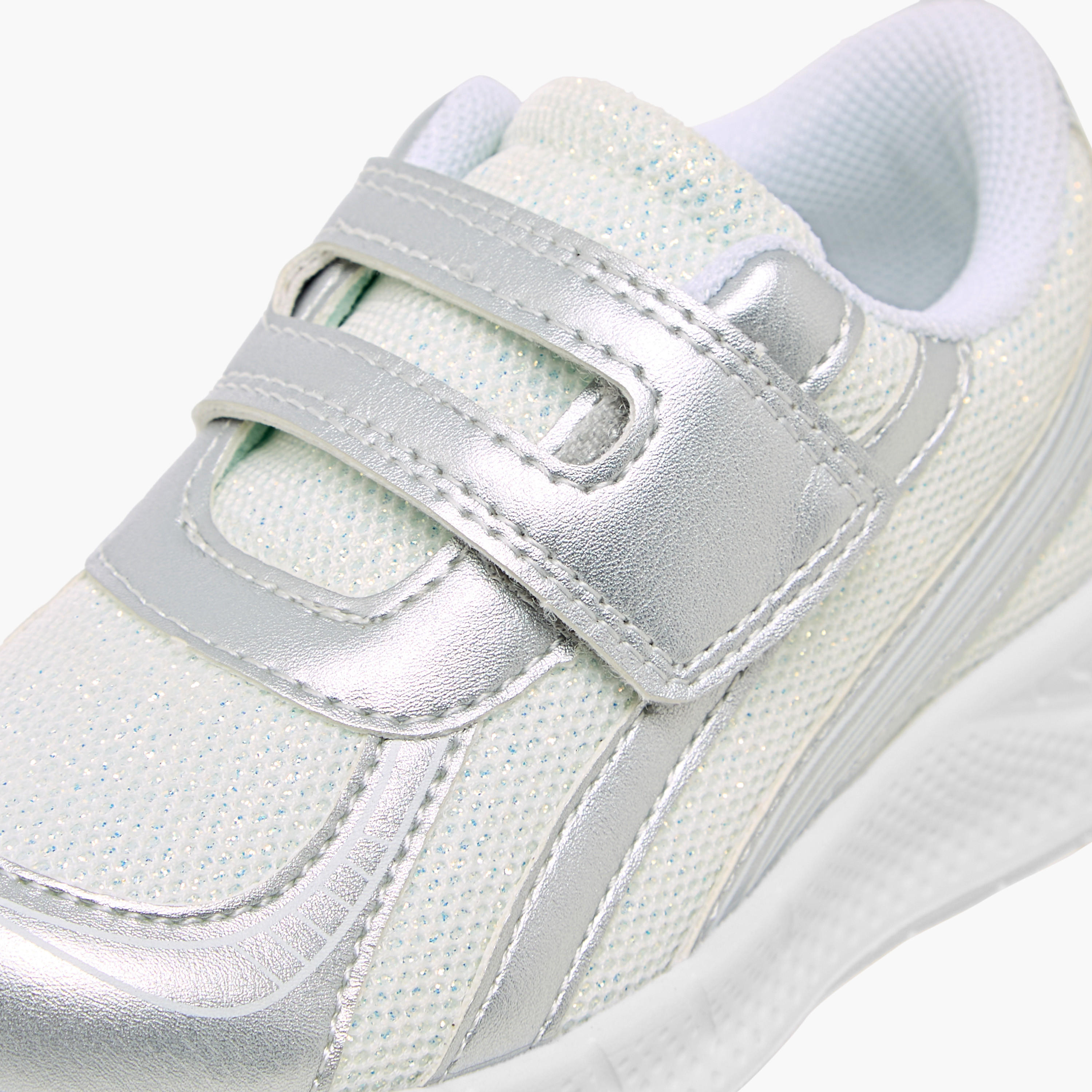Barefeet Girls Panelled Hook and Loop Sneakers-girls-shoes-sneakers-image-4
