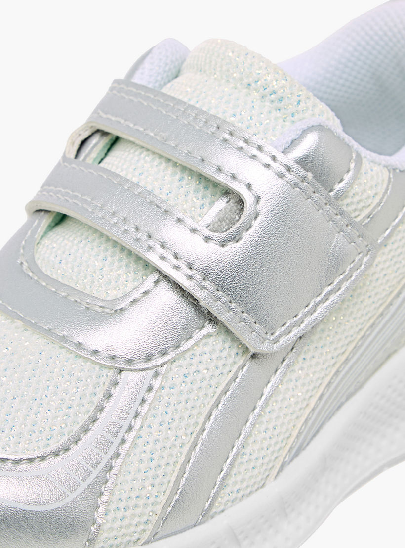 Barefeet Girls Panelled Hook and Loop Sneakers-girls-shoes-sneakers-image-4