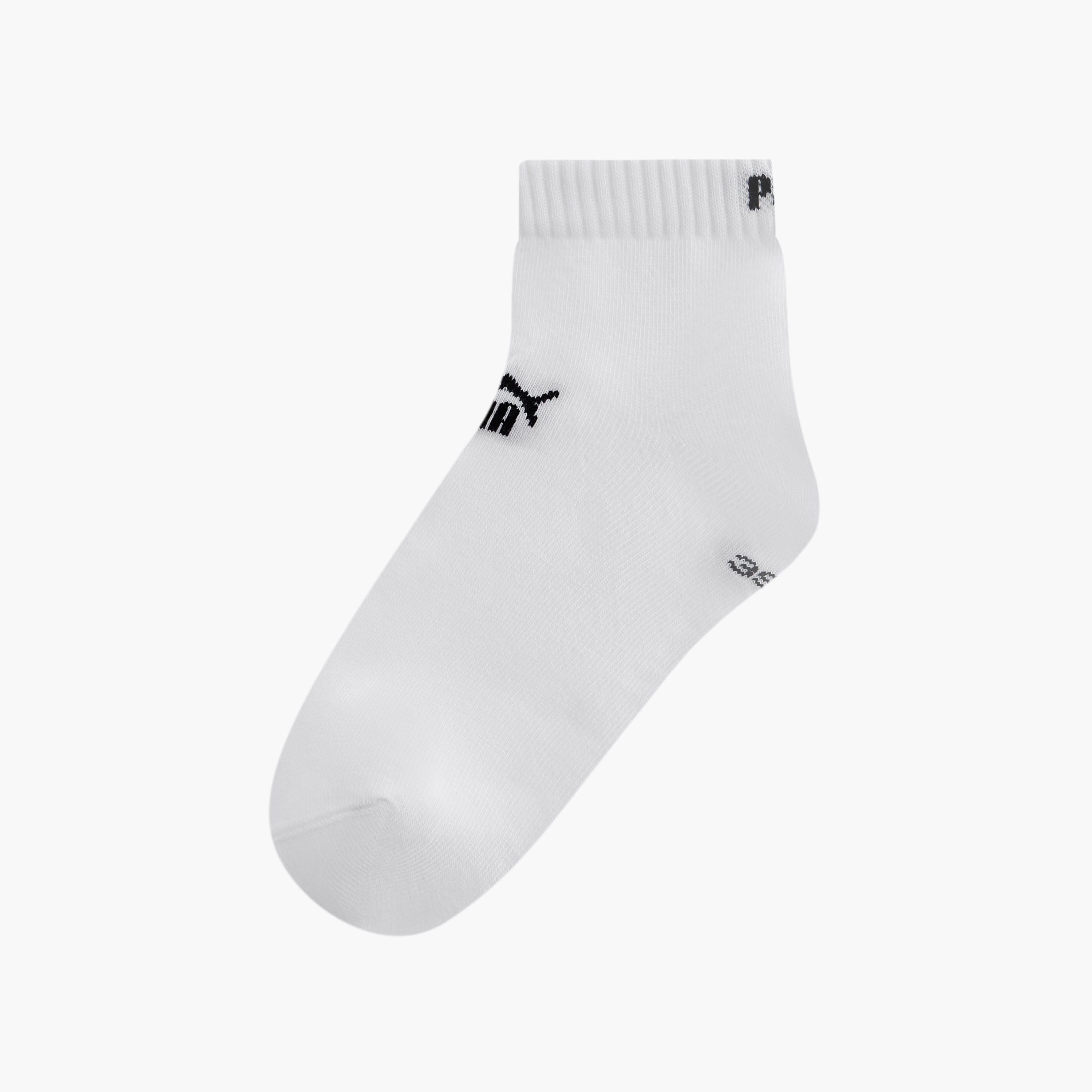 طقم جوارب بطول الكاحل 3 أزواج بطبعات شعار من بوما-men-socks-image-2