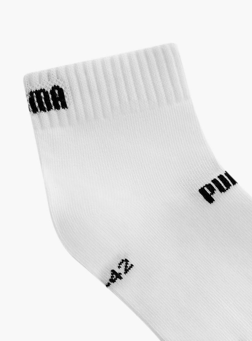 طقم جوارب بطول الكاحل 3 أزواج بطبعات شعار من بوما-men-socks-image-3