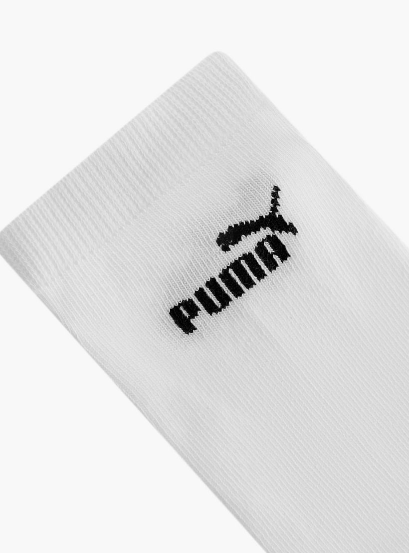 طقم جوارب بطول الكاحل 3 أزواج بطبعات شعار من بوما-men-socks-image-6