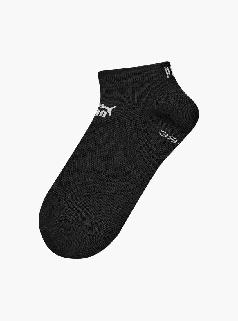 طقم جوارب 3 أزواج بطول الكاحل وبطبعات شعار من بوما-men-socks-image-2