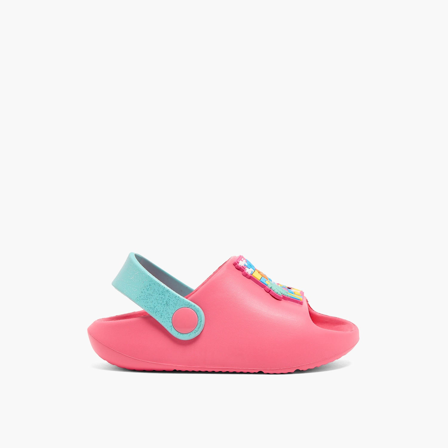 Aqua Girls Ocean Applique Clogs-girls-shoes-flipflopsandslides-image-2