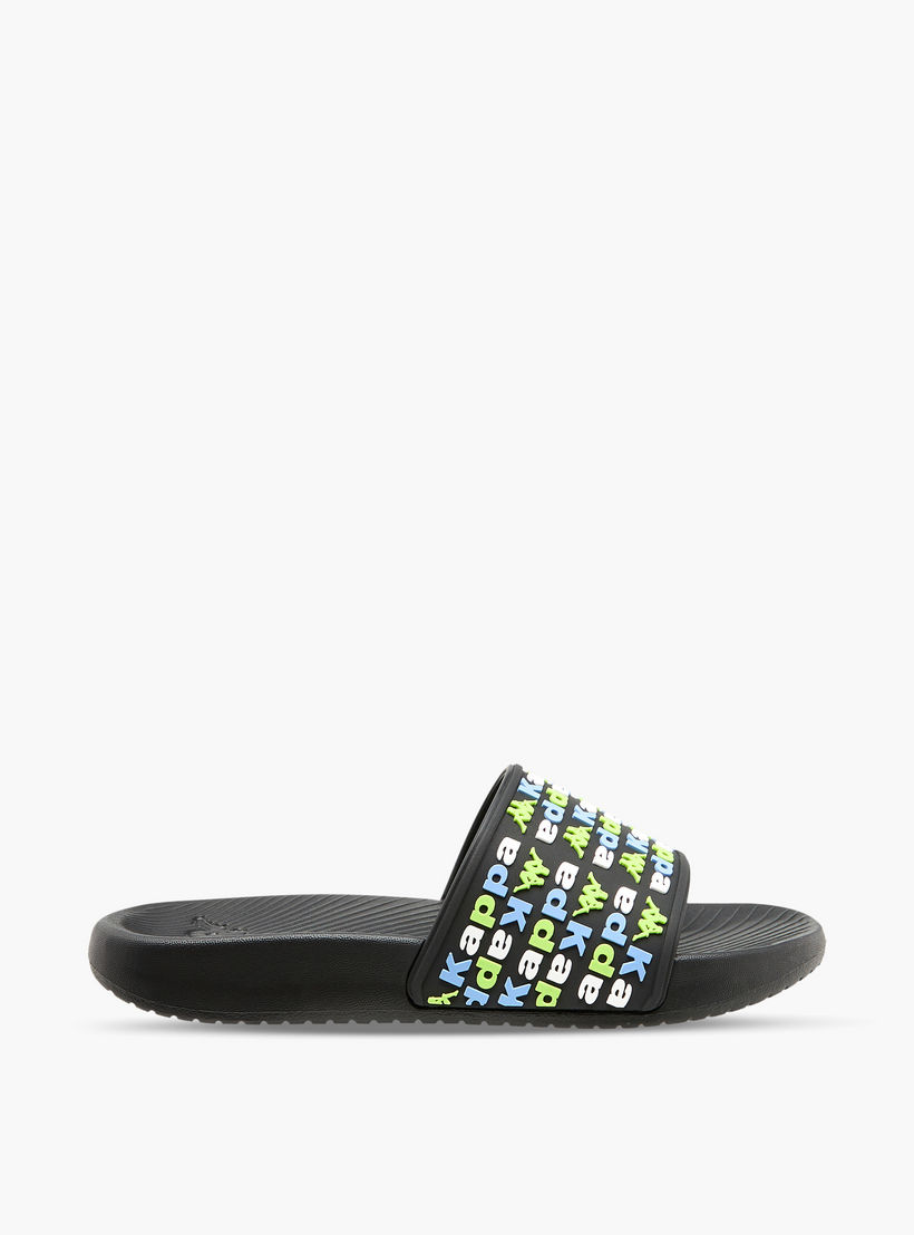 Kappa Boys Logo Embossed Slides-boys-shoes-flipflopsandslides-image-2