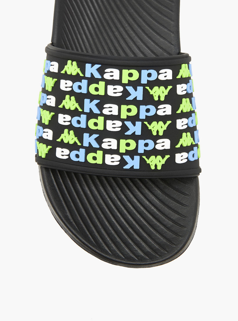 Kappa Boys Logo Embossed Slides-boys-shoes-flipflopsandslides-image-3