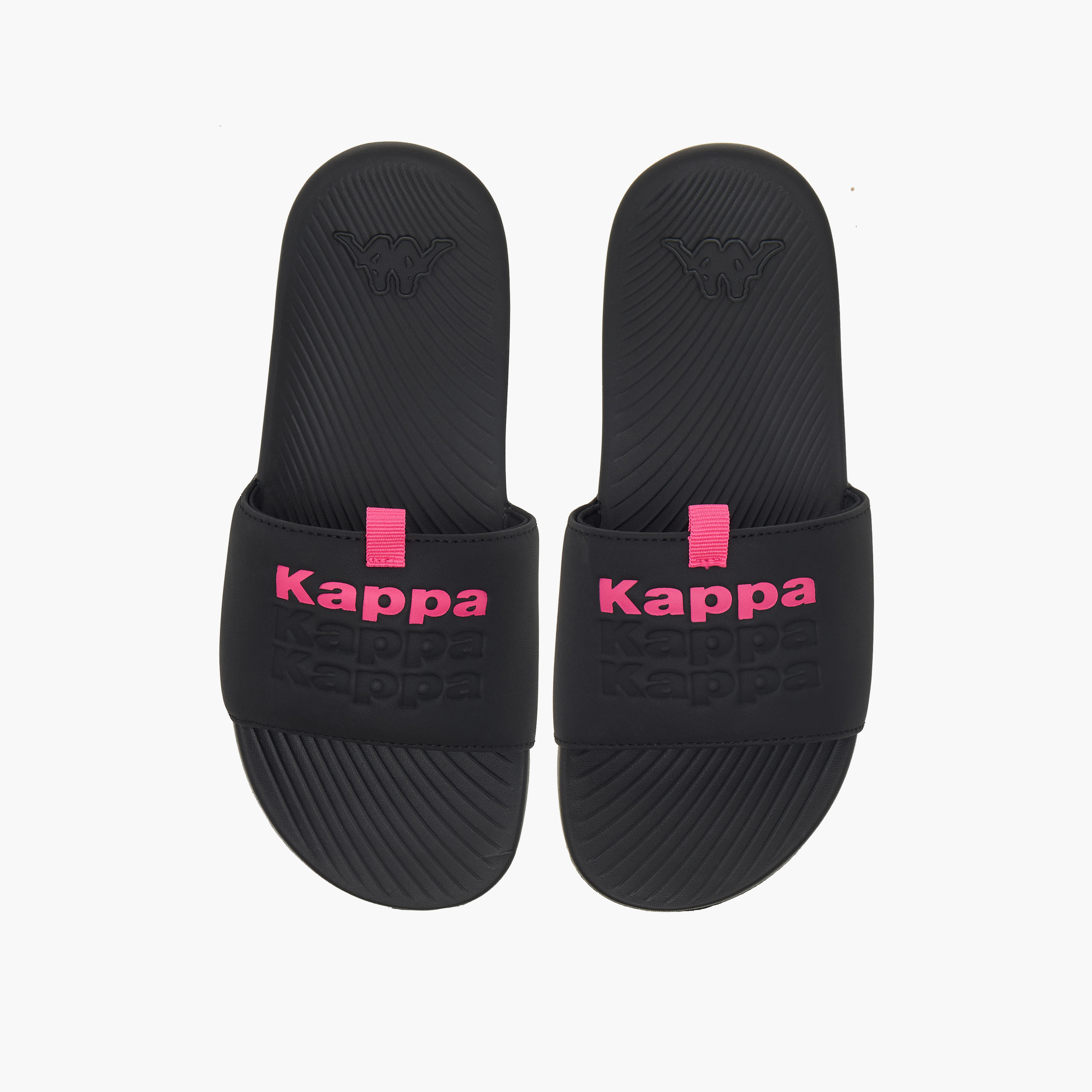 Kappa Women Logo Embossed Slides-women-shoes-flats-slides-image-1