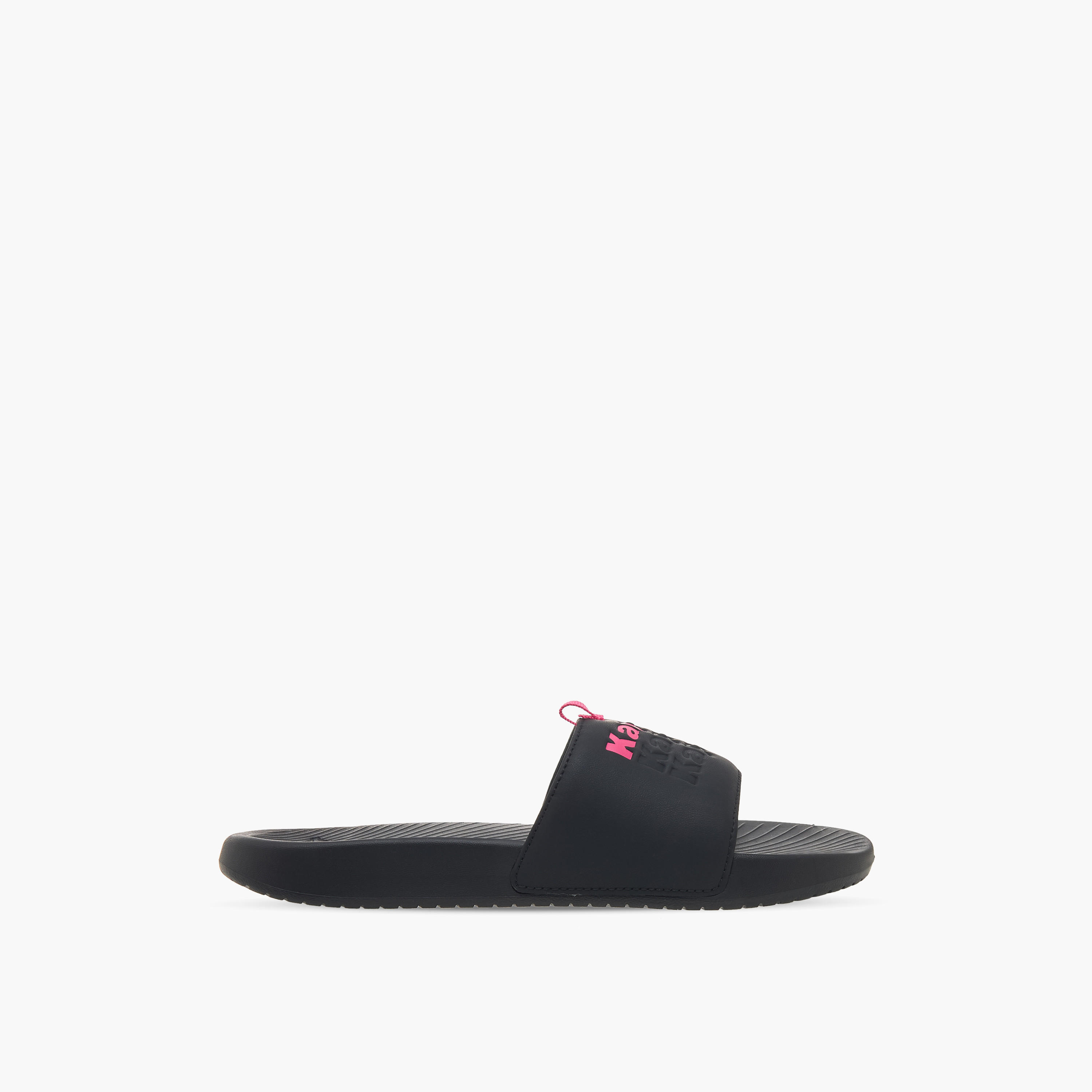 Kappa Women Logo Embossed Slides-women-shoes-flats-slides-image-2
