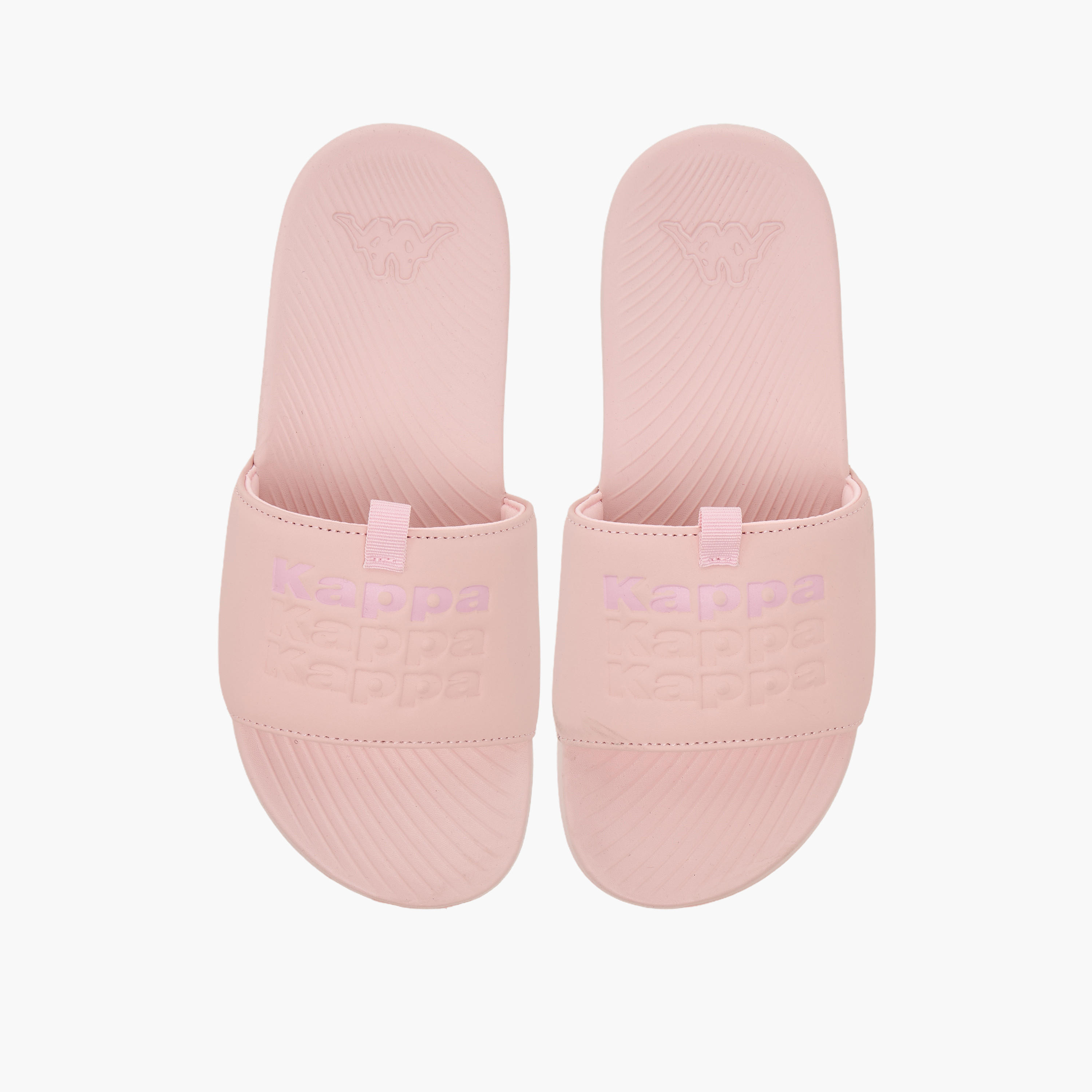 Kappa Women Logo Embossed Slides-women-shoes-flats-slides-image-1
